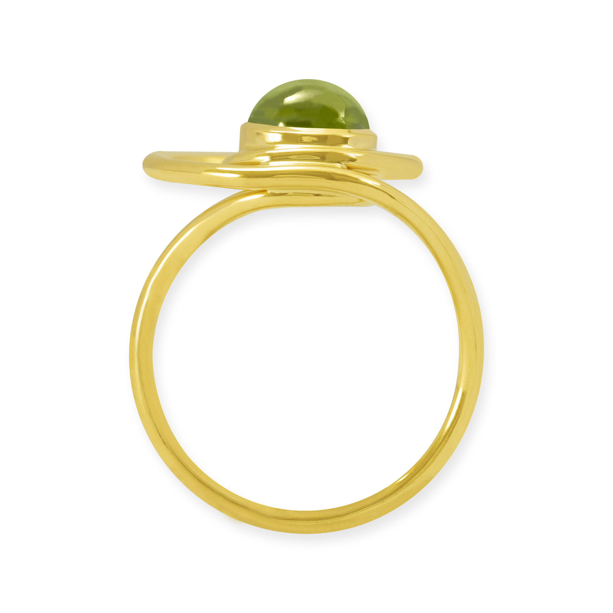 LESER Ring-Gelbgold- Peridot - 124039