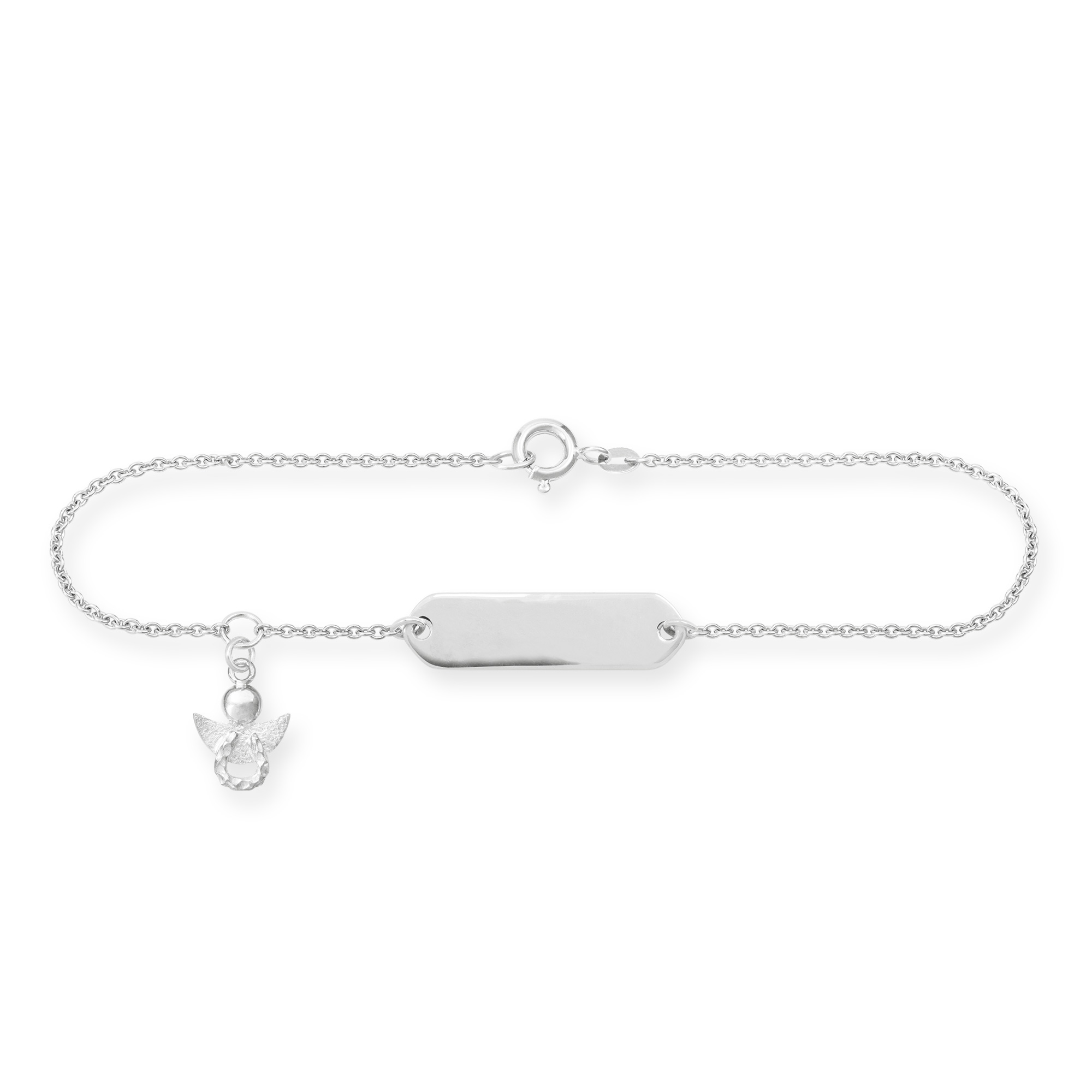 LESER Armband-Engel-Gravur-925Silber LESER Armband-Engel-Gravur-925Silber