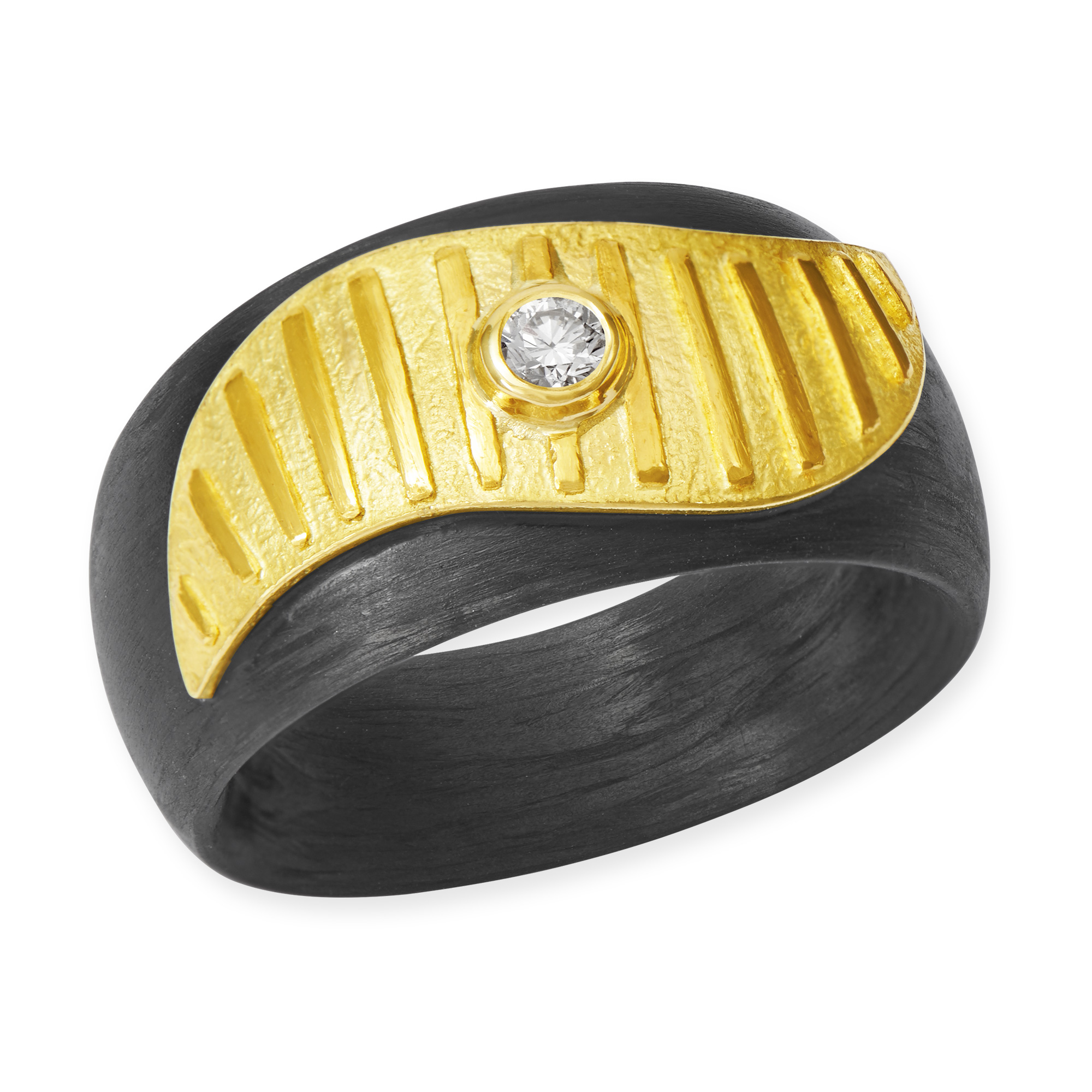 LESER Carbon-Ring-750GG-Brillant LESER Carbon-Ring-750GG-Brillant