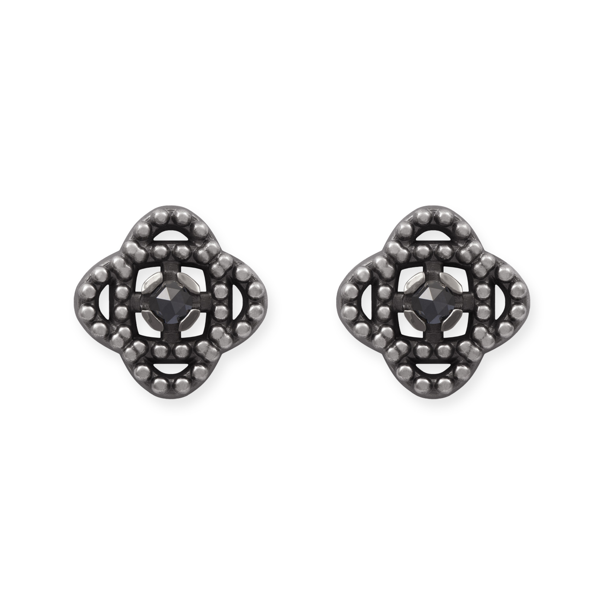 LESER Dirndlschmuck-Ohrstecker-925Silberoxy-Diamant LESER Dirndlschmuck-Ohrstecker-925Silberoxy-Diamant