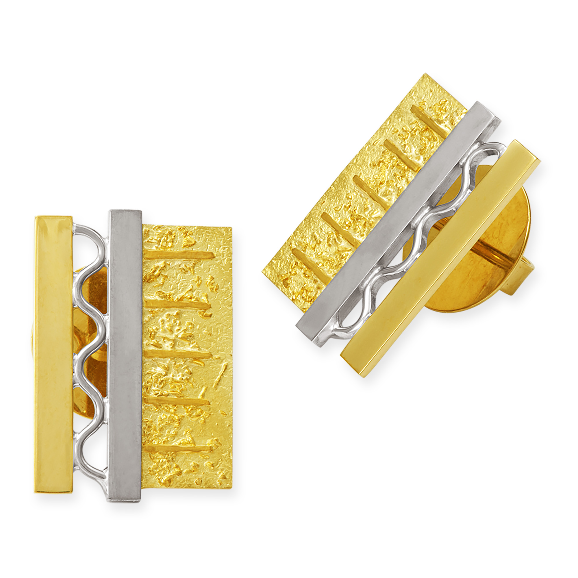 LESER Ohrstecker-Mikado 750 Gelbgold 750 Weissgold-109307 LESER Ohrstecker-Mikado 750 Gelbgold 750 Weissgold
