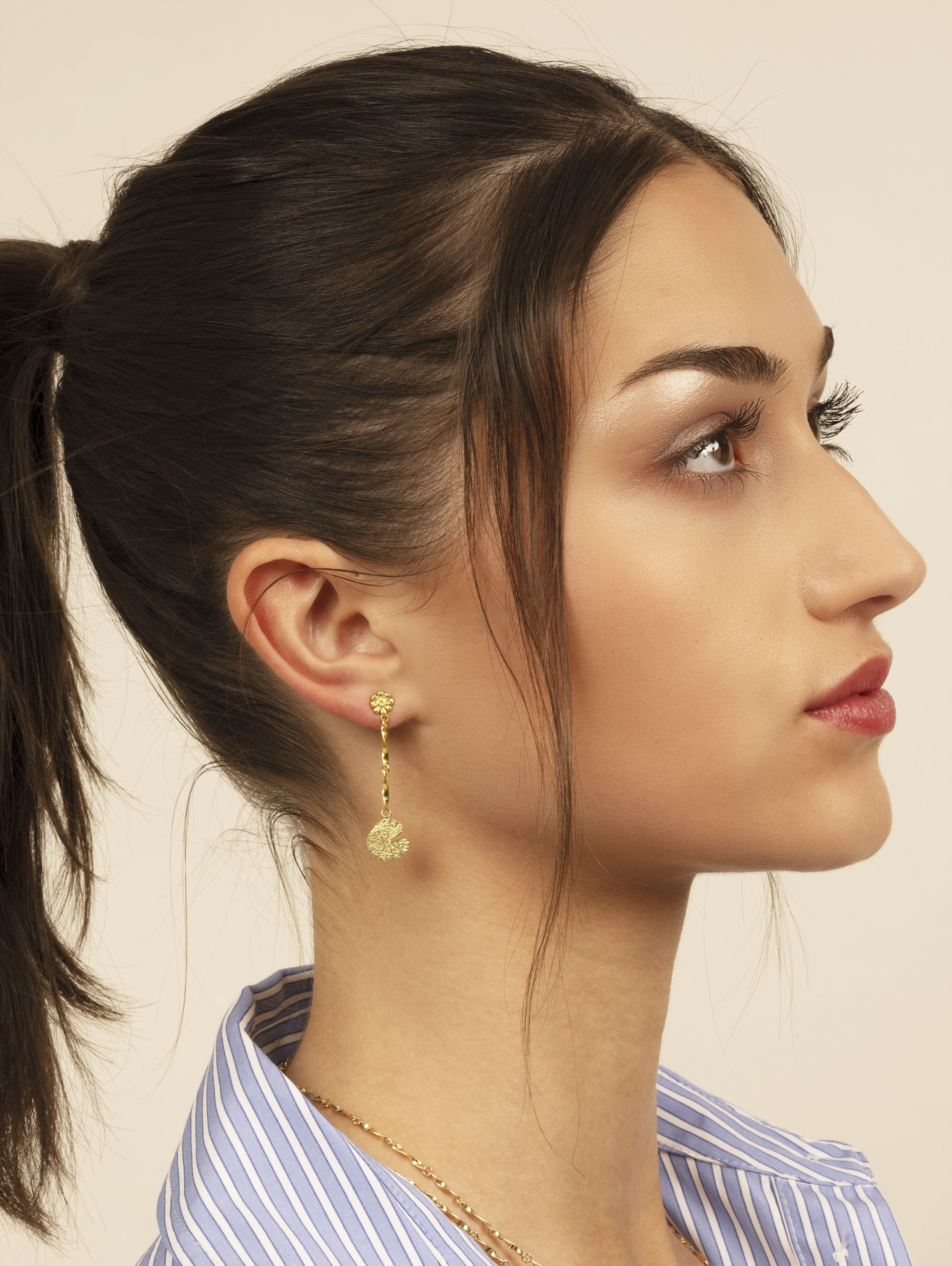 LESER Modelbild- Ohrstecker Seerose