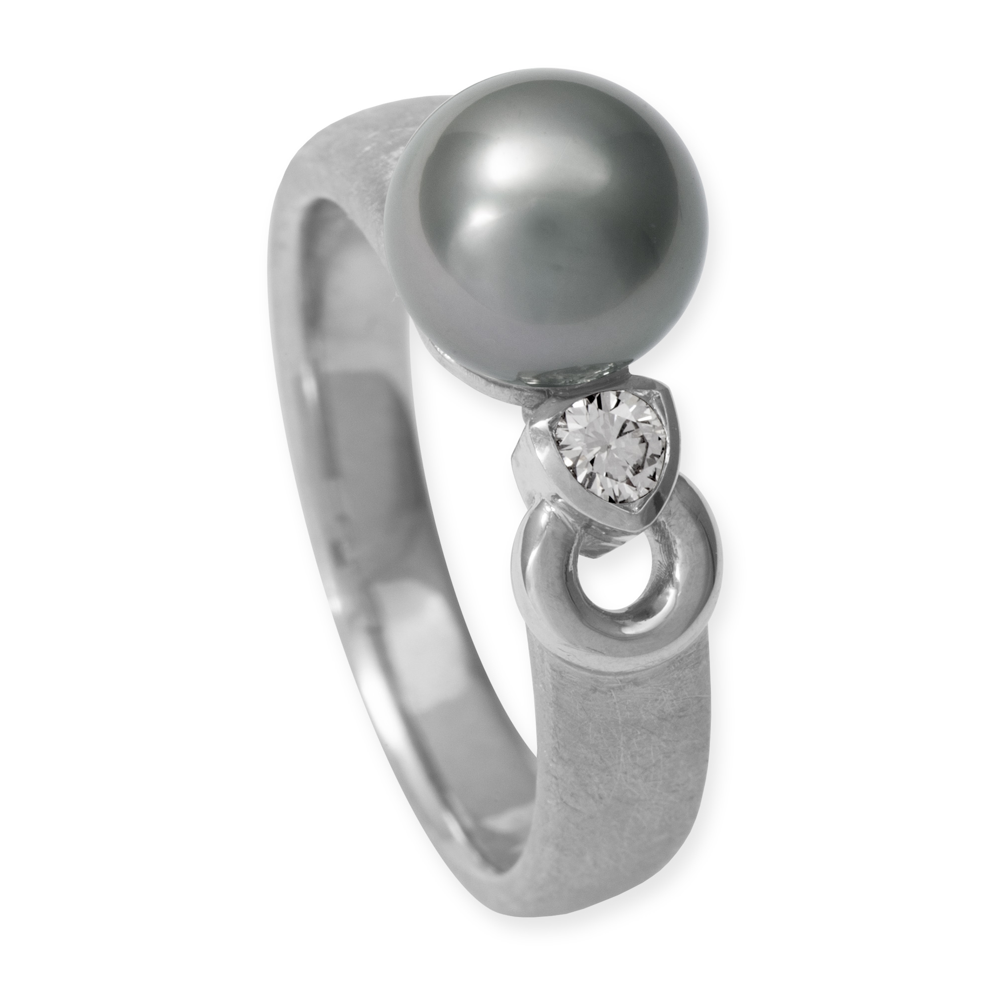 LESER Ring-Tshiti Perle 750 Weißgold-111312 LESER Ring-Tshiti Perle 750 Weißgold