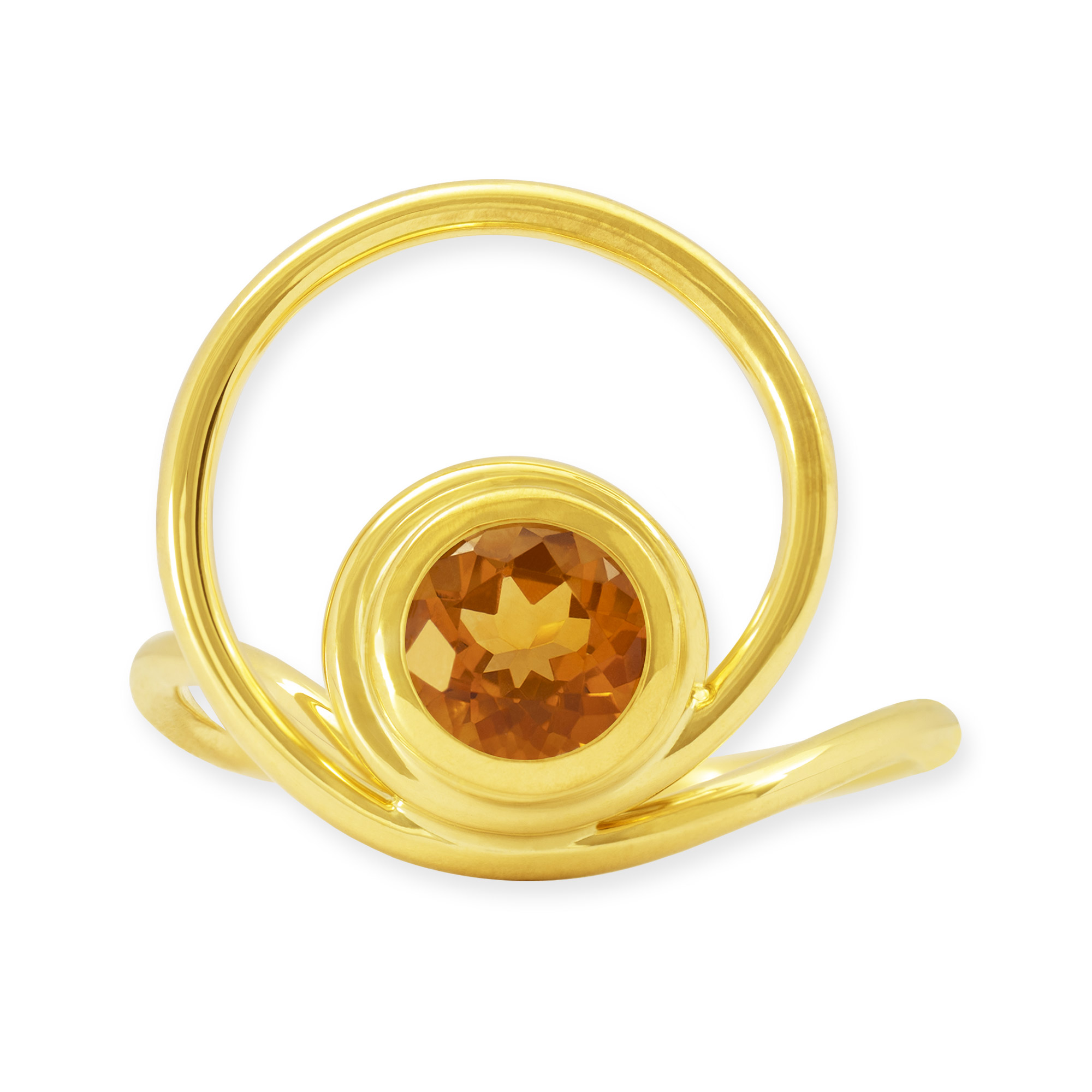 LESER Ring-Gelbgold- Citrin - 124041