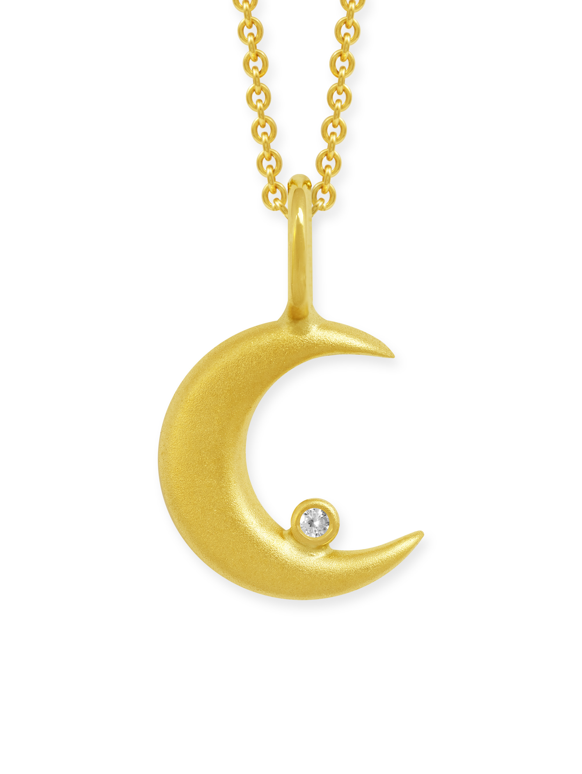 LESER Sonne Mond Strand-Anhaenger-Sonne-Mond-750 Gelbgold LESER Sonne Mond Strand-Anhaenger-Sonne-Mond-750 Gelbgold