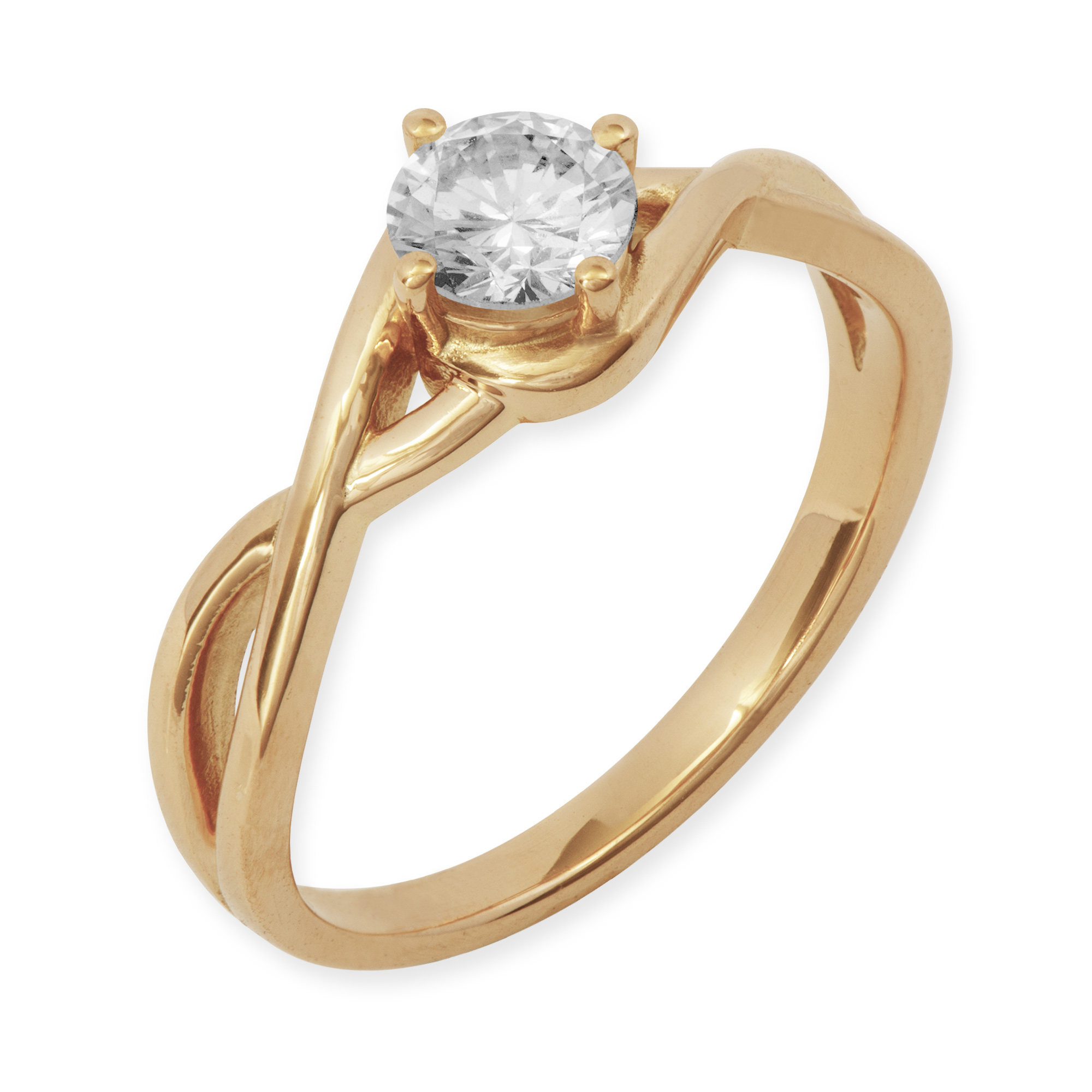 LESER Ring-Verlobungsring 750 Rosegold