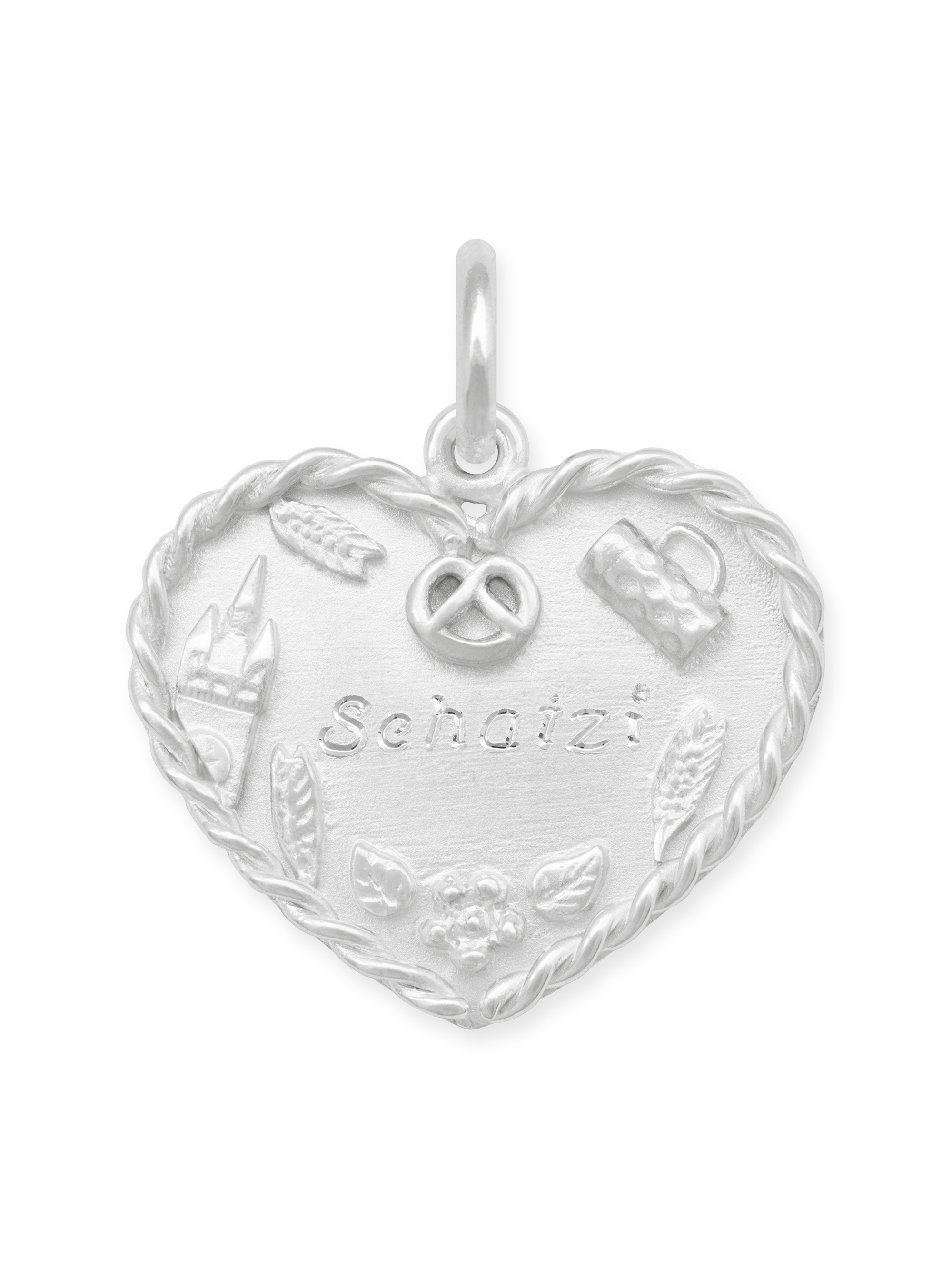 LESER Anhaenger-Volksfestherz-Gravur-925Silber-Schatzi LESER Anhaenger-Volksfestherz-Gravur-925Silber-Schatzi