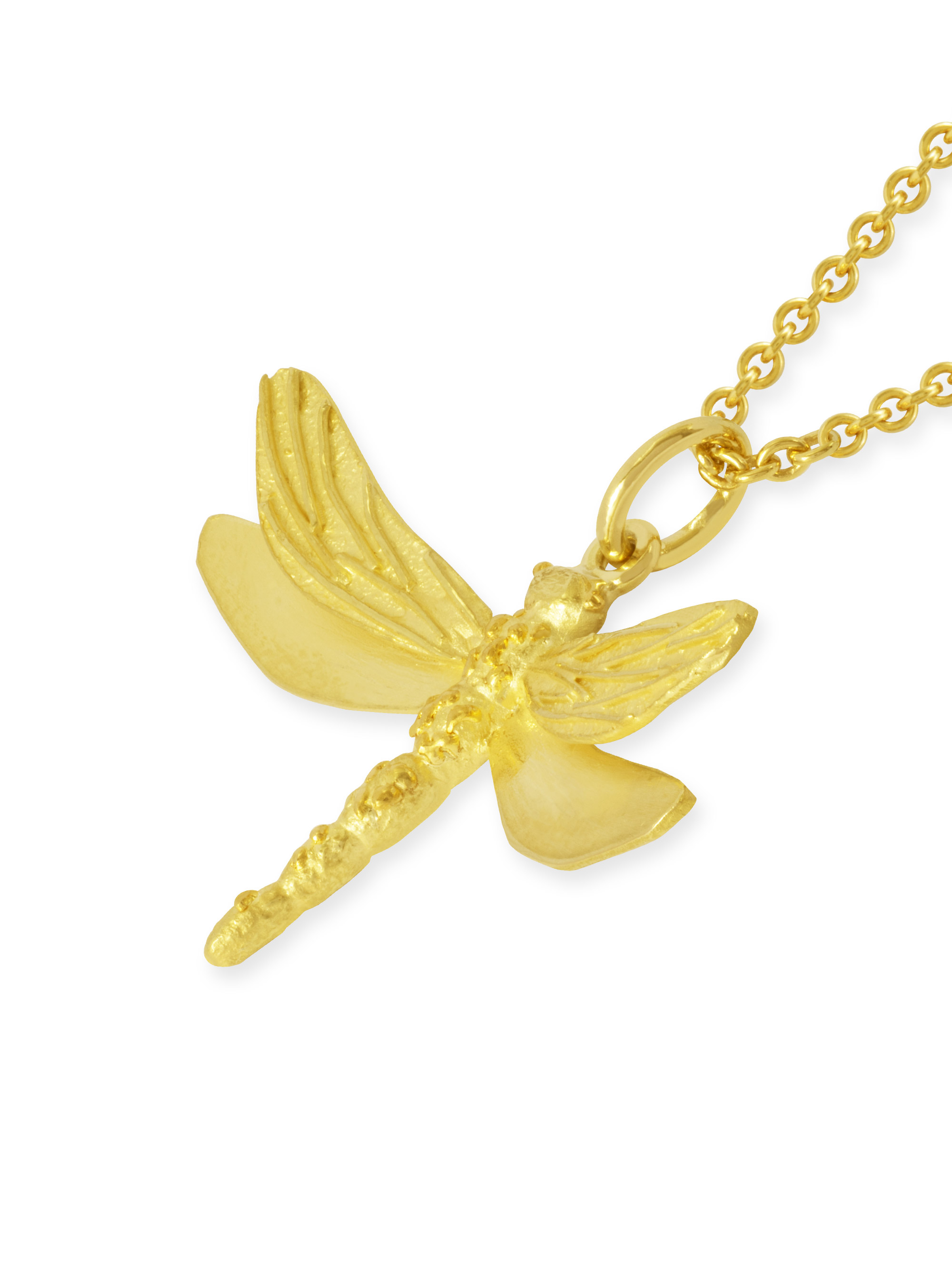 LESER Anhänger-750Gelbgold-Libelle-123456