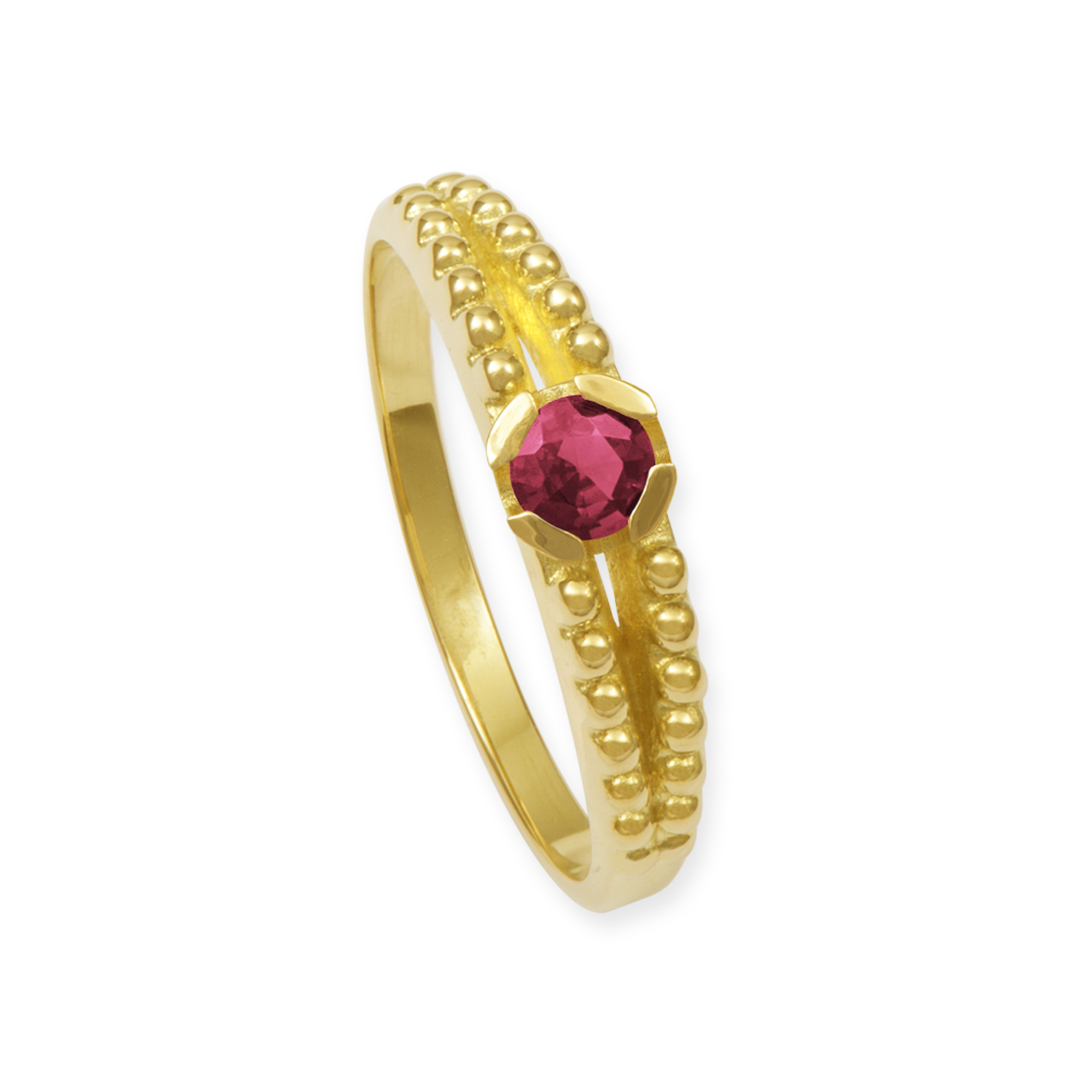 LESER Dirndlschmuck-Ring-750GG-Granat LESER Dirndlschmuck-Ring-750GG-Granat