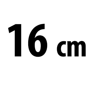 16 cm