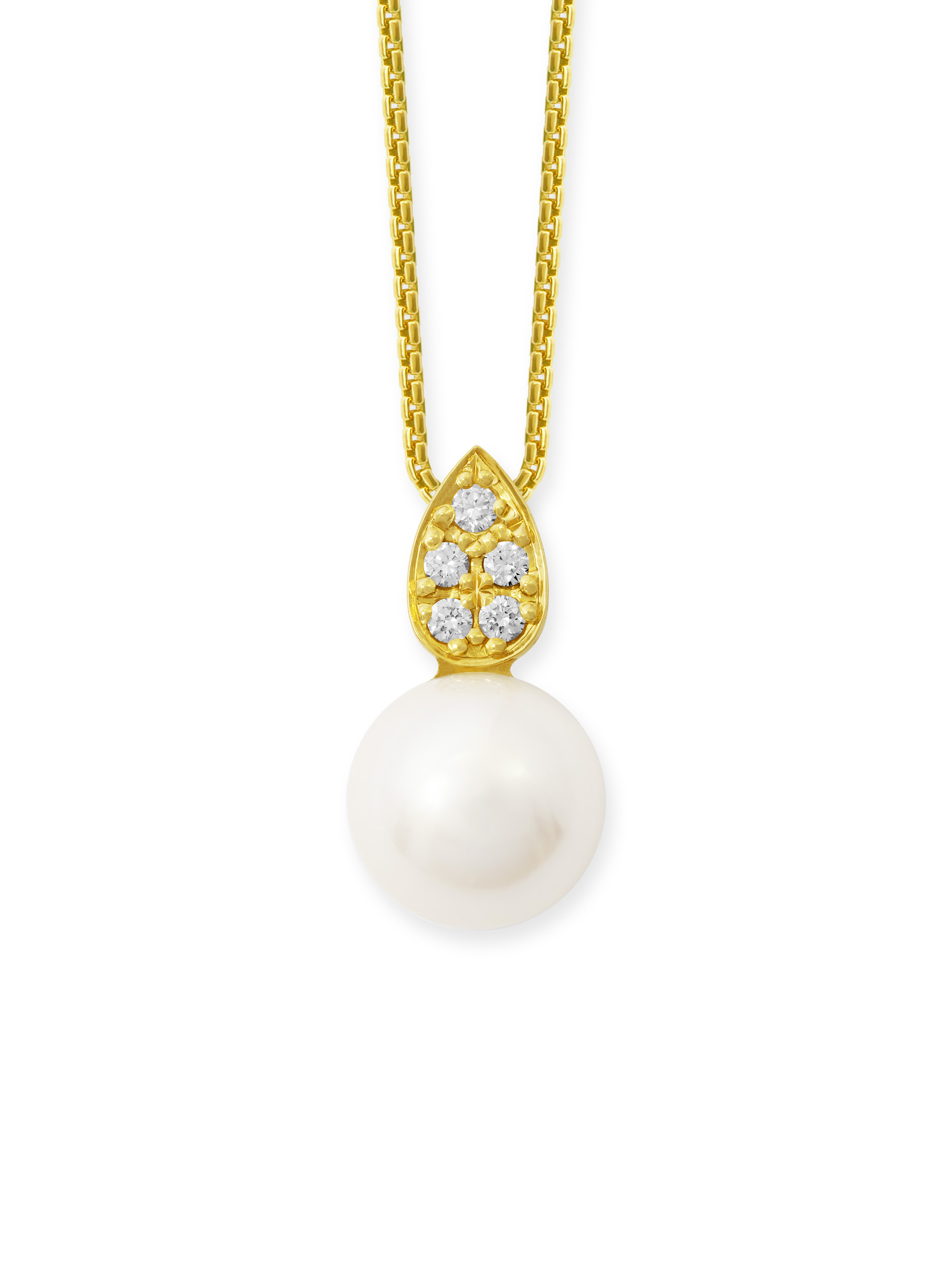 LESER Anhänger-Gelbgold-Peröe-Brillanten-122712