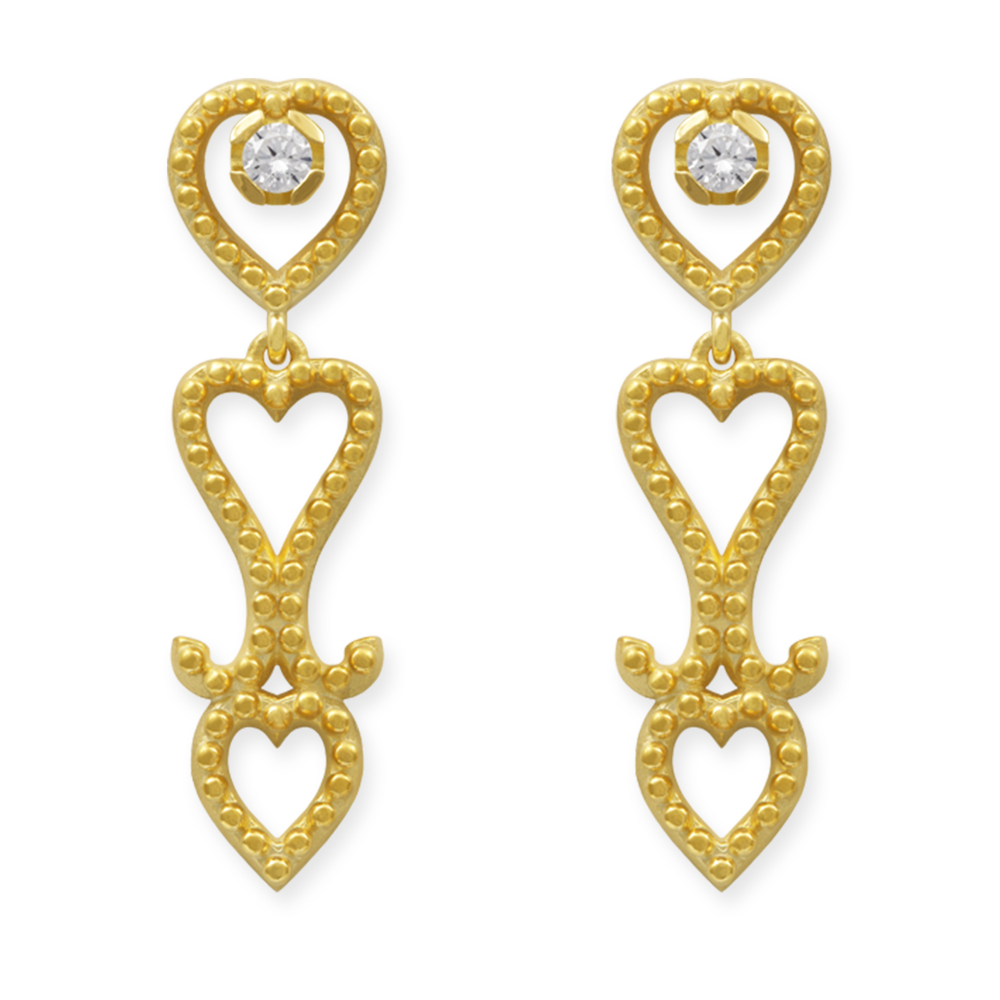 LESER Dirndlschmuck-Ohrstecker-750GG-Brillant LESER Dirndlschmuck-Ohrstecker-750GG-Brillant