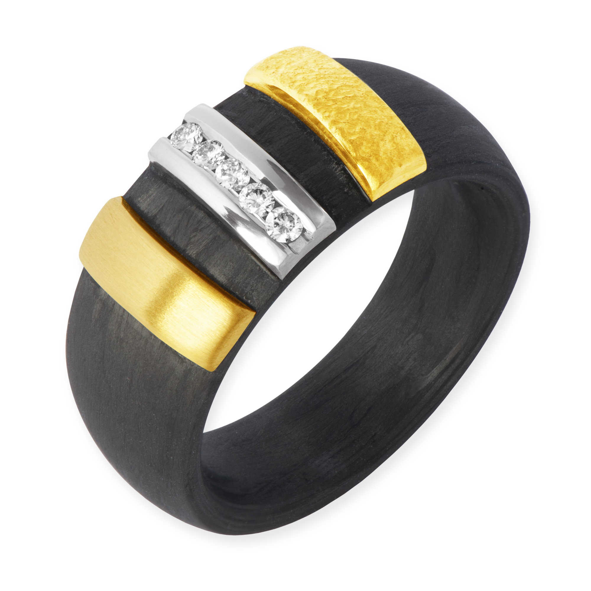 LESER Carbon-Ring-750GG-Brillant LESER Carbon-Ring-750GG-Brillant