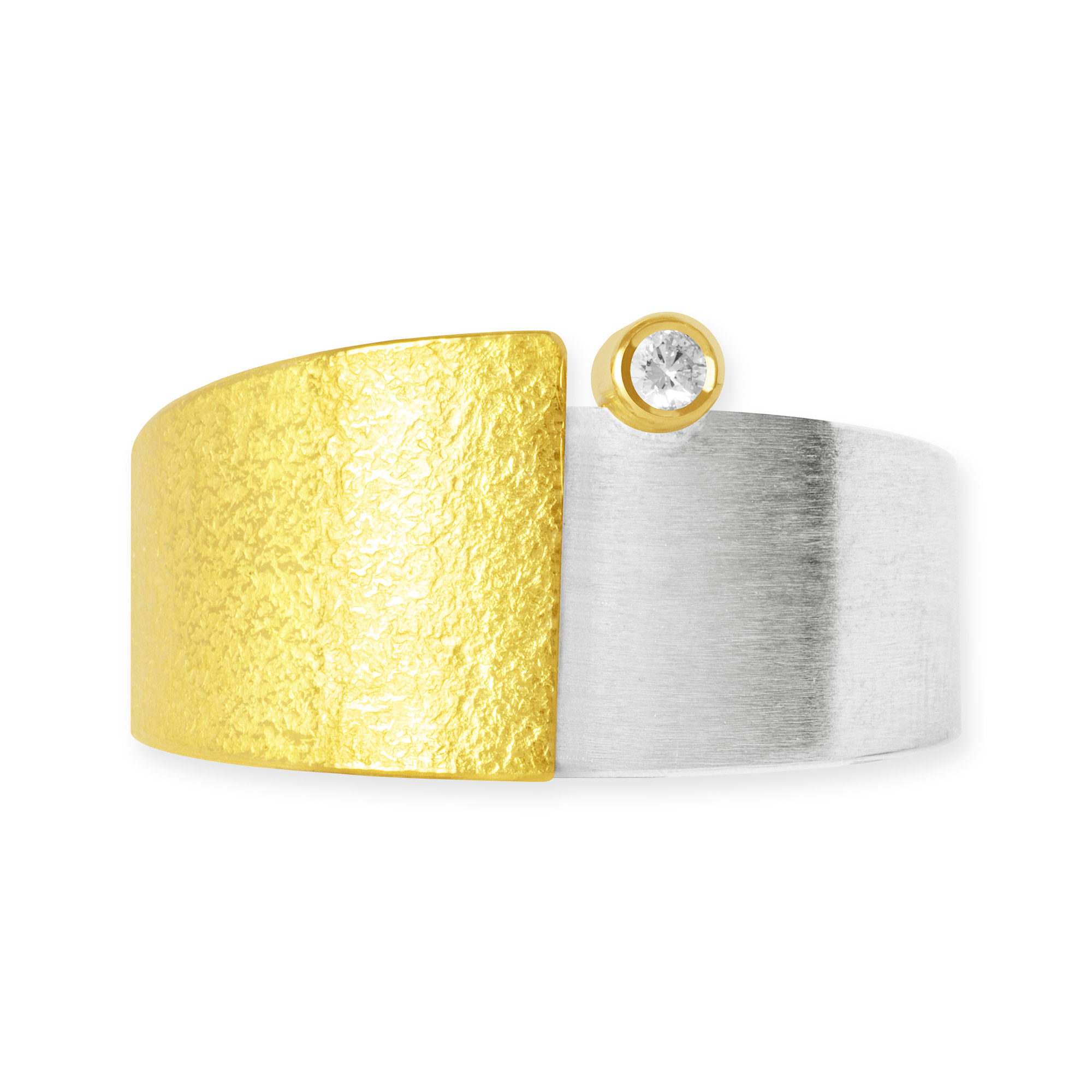LESER Ring- Gelbgold-Silber-107592