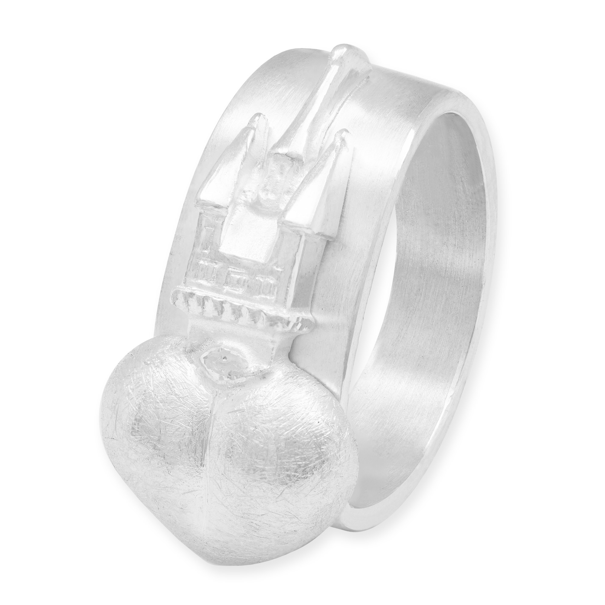 LESER Ring- Stadtturm Herz Silber Straubing