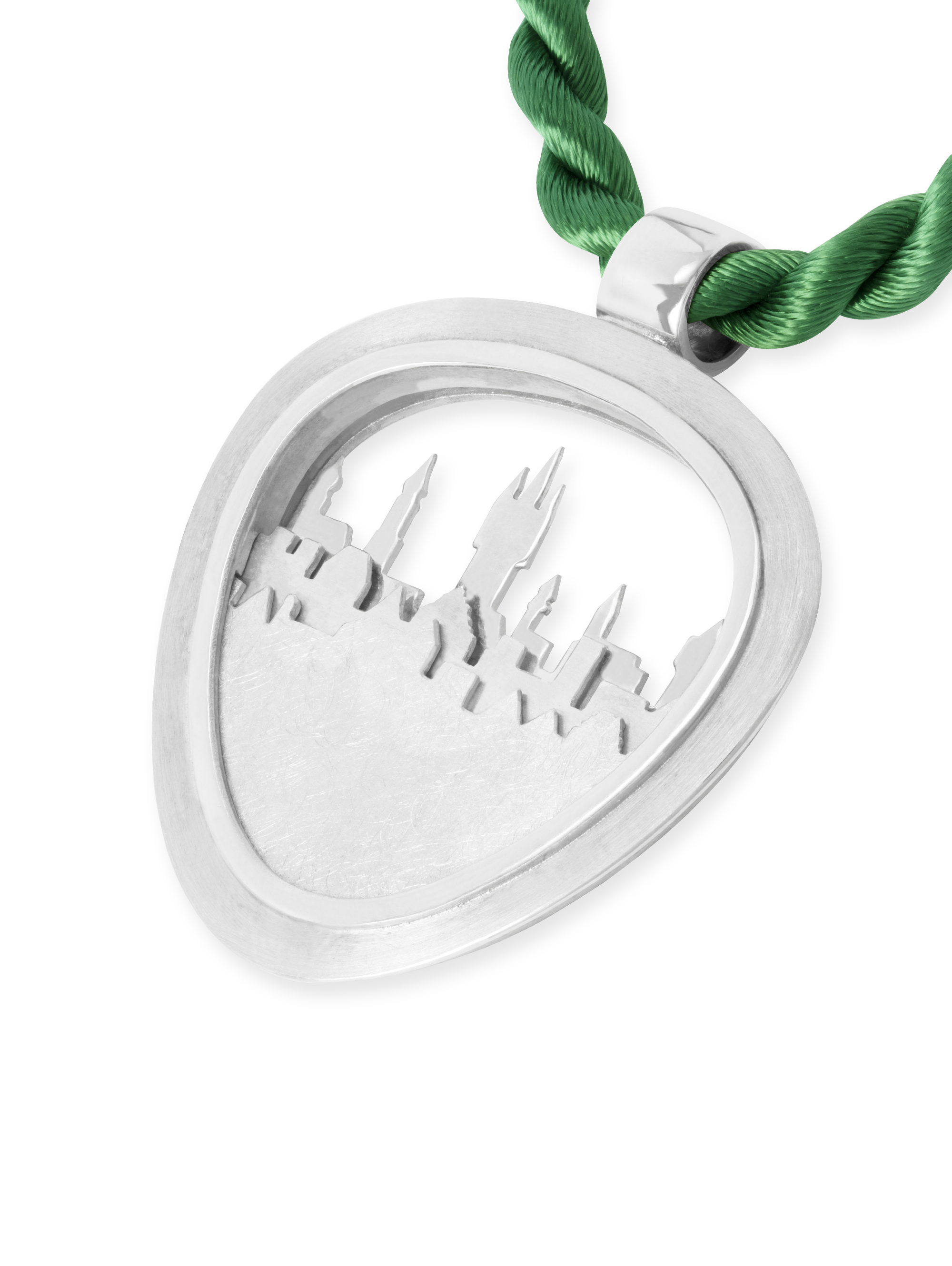 LESER Anhaenger- Stadtsilhouette Silber