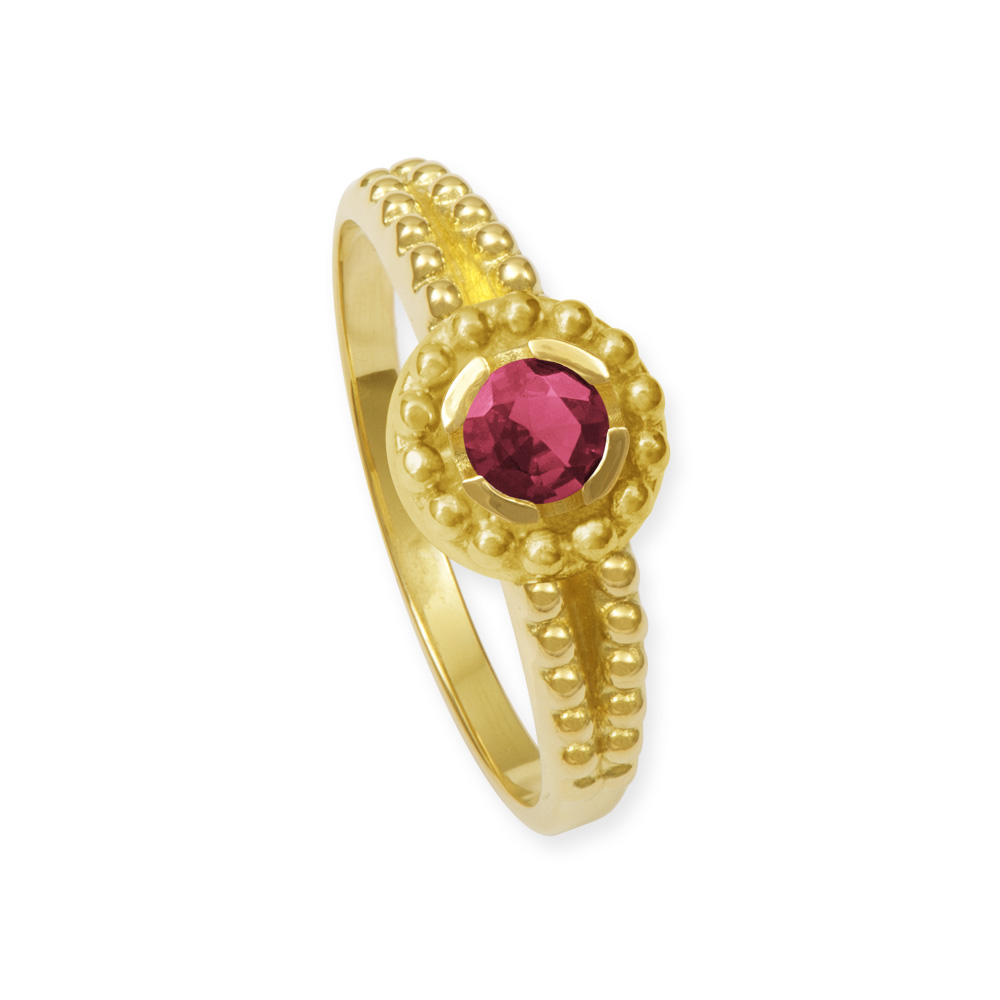 LESER Dirndlschmuck-Ring-750GG-Rubin LESER Dirndlschmuck-Ring-750GG-Rubin