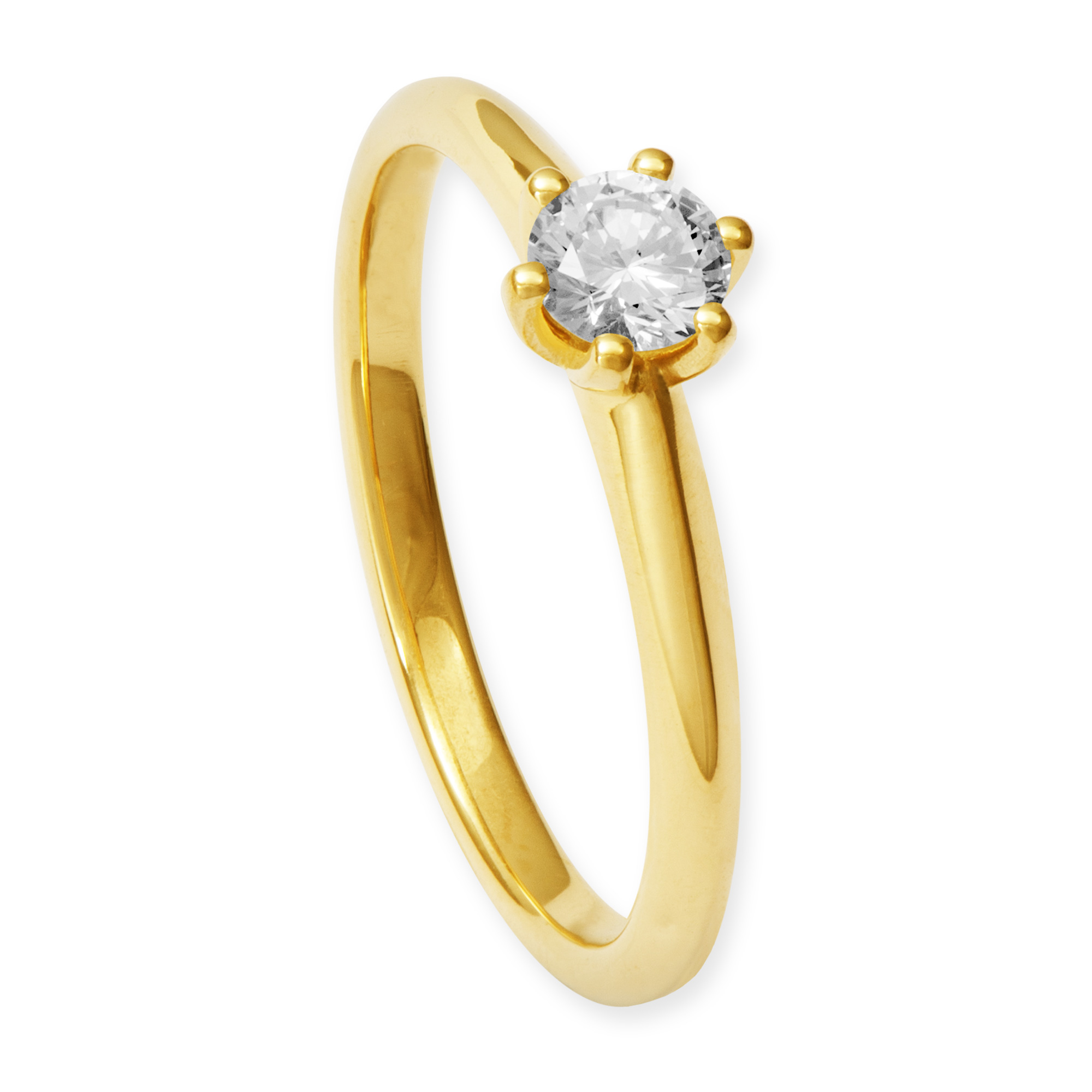 LESER Ring-Verlobungsring 750 Gelbgold LESER Ring-Verlobungsring 750 Gelbgold