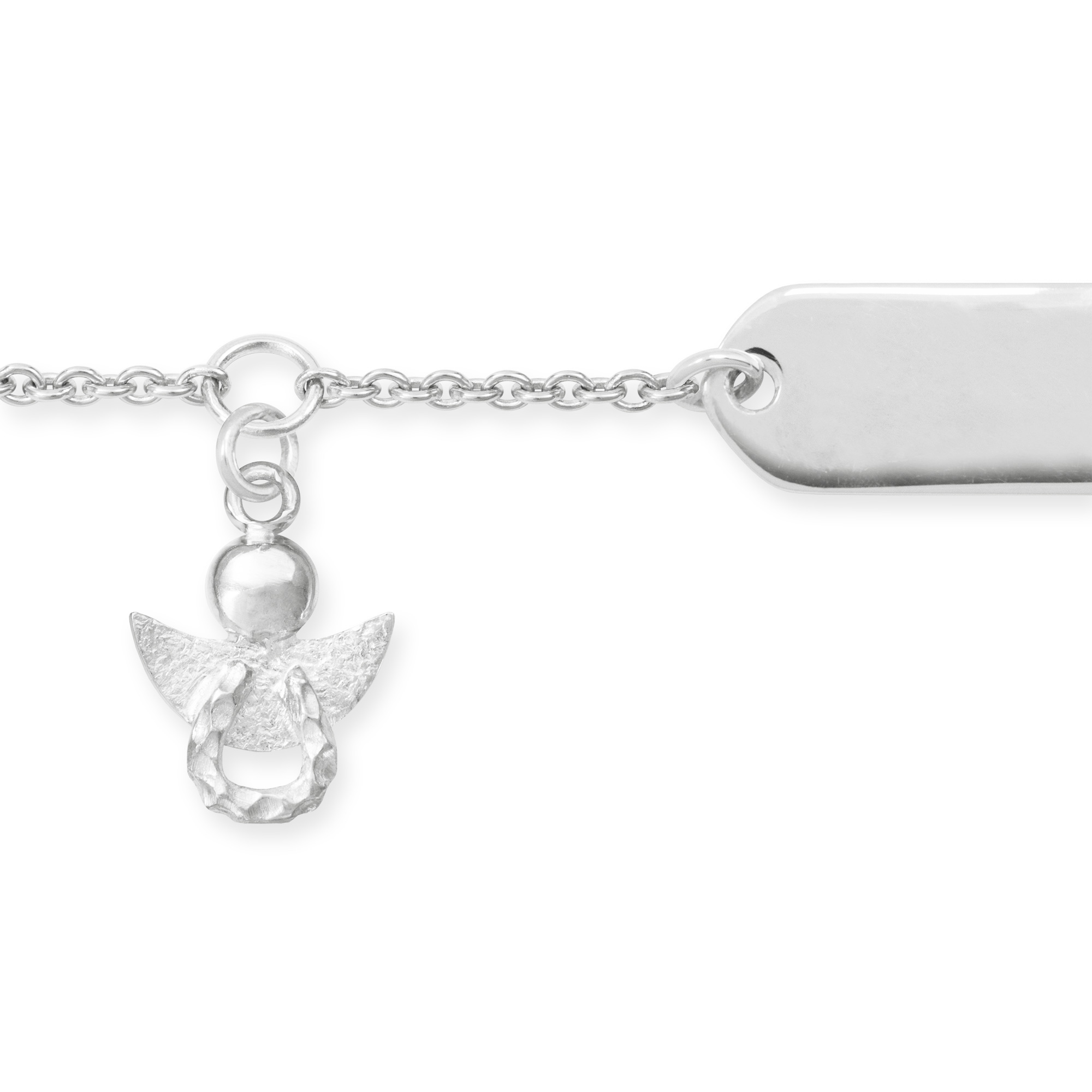 LESER Armband-Engel-Gravur-925Silber LESER Armband-Engel-Gravur-925Silber