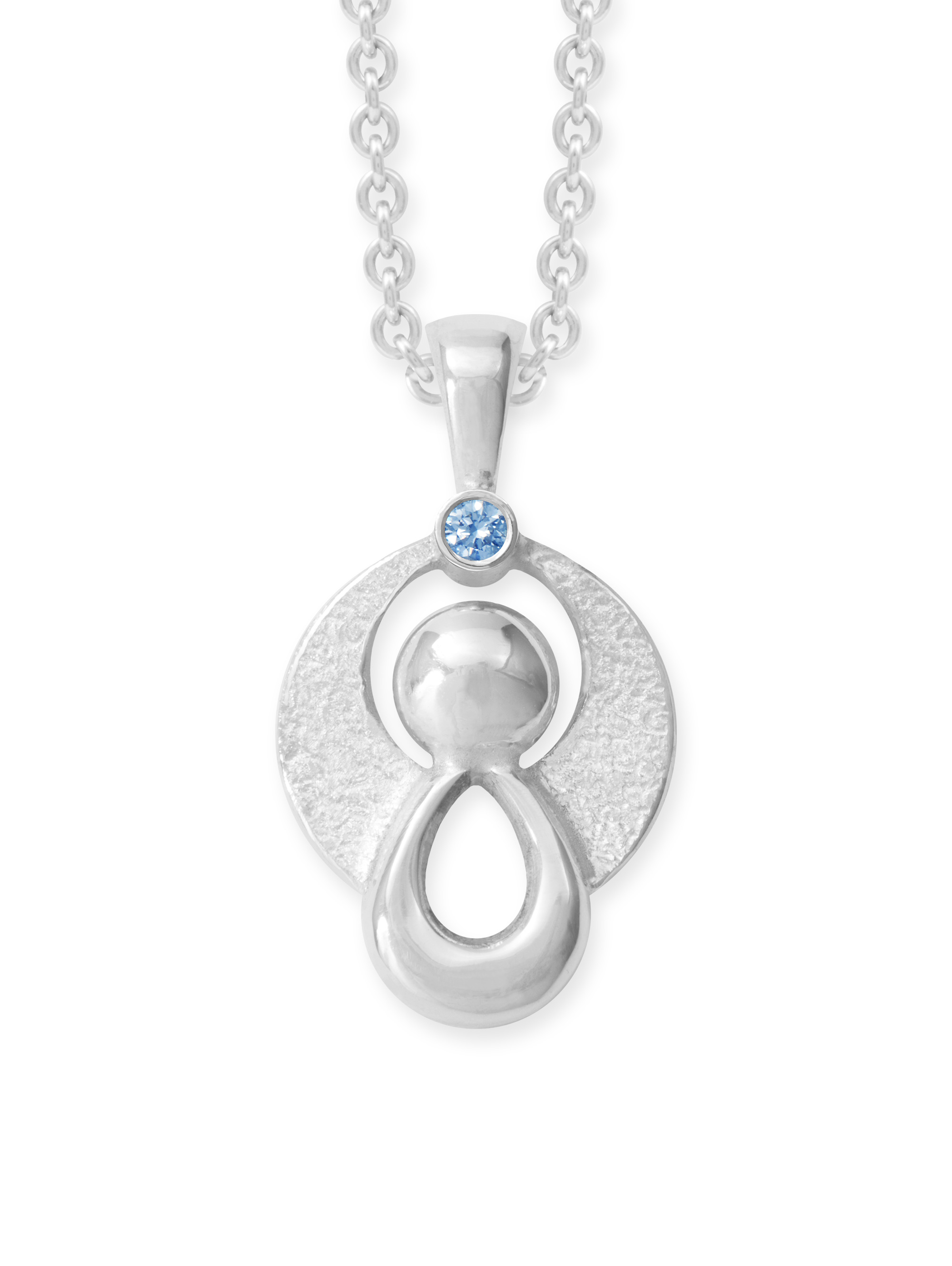 LESER Anhaenger- Engel 925 Silber Brillant