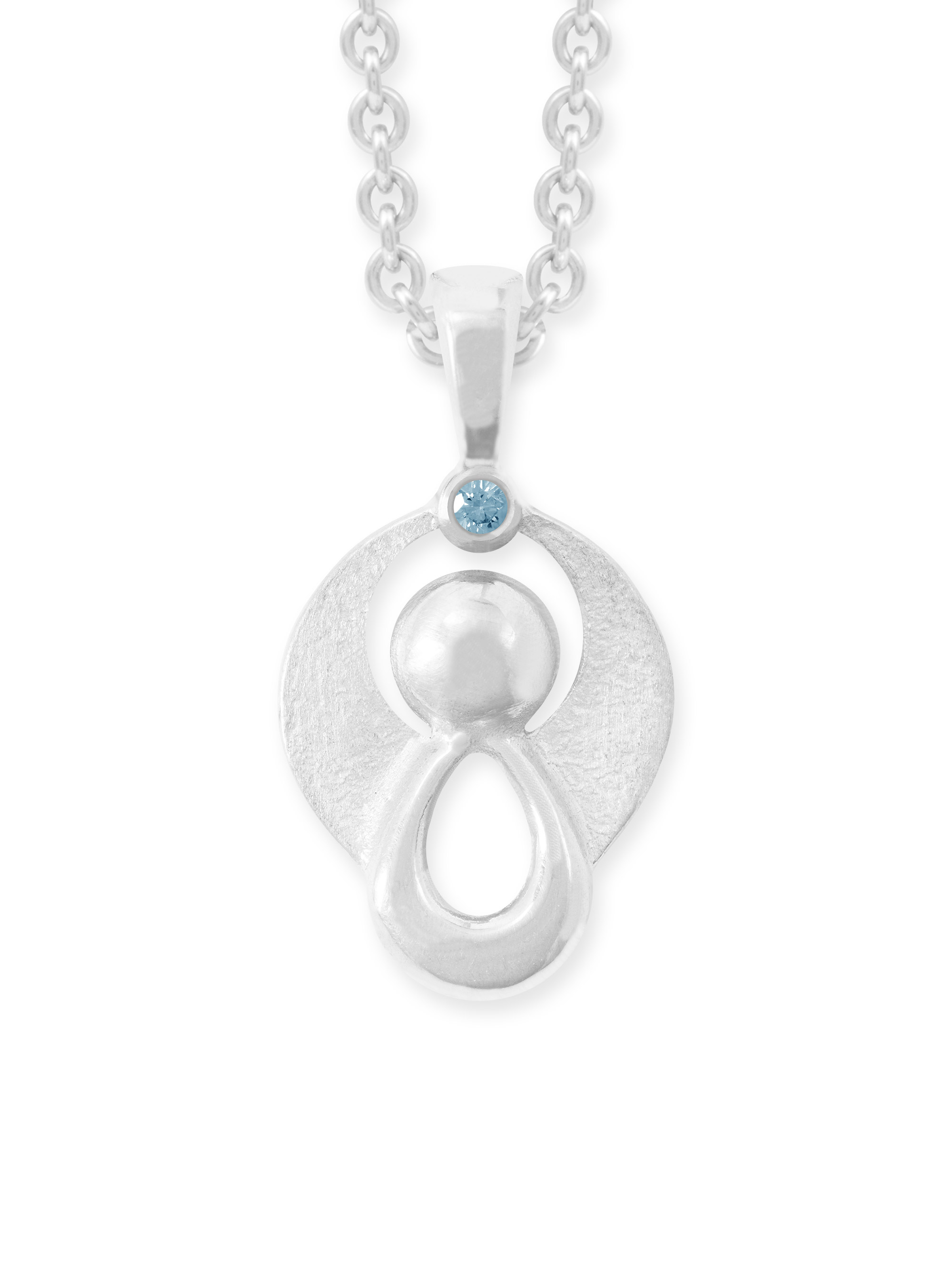 LESER Anhaenger- Engel 925 Silber Brillant