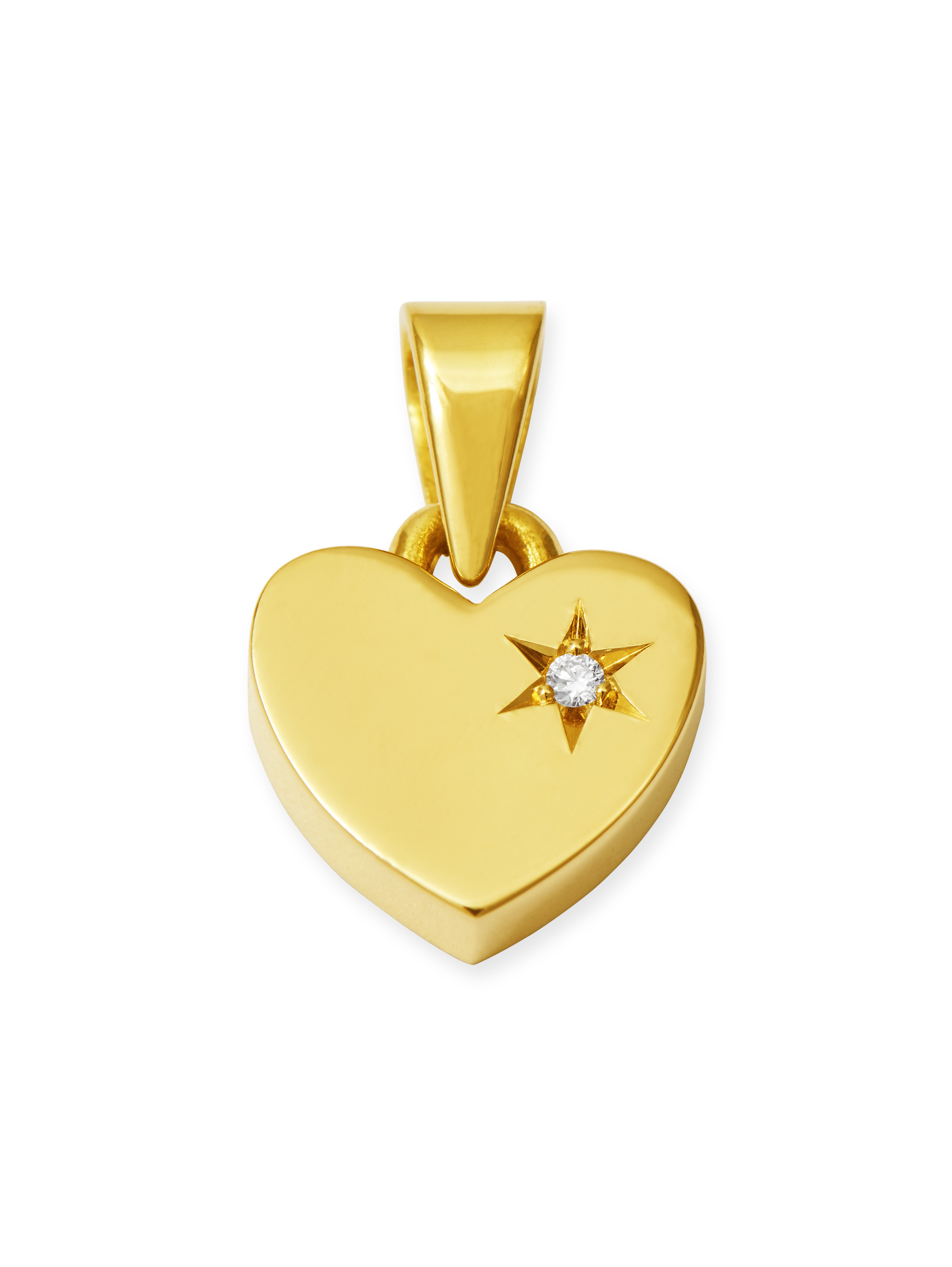 LESER Anhaenger- Herz 750 Gelbgold Stern-105851 LESER Anhaenger- Herz 750 Gelbgold Stern