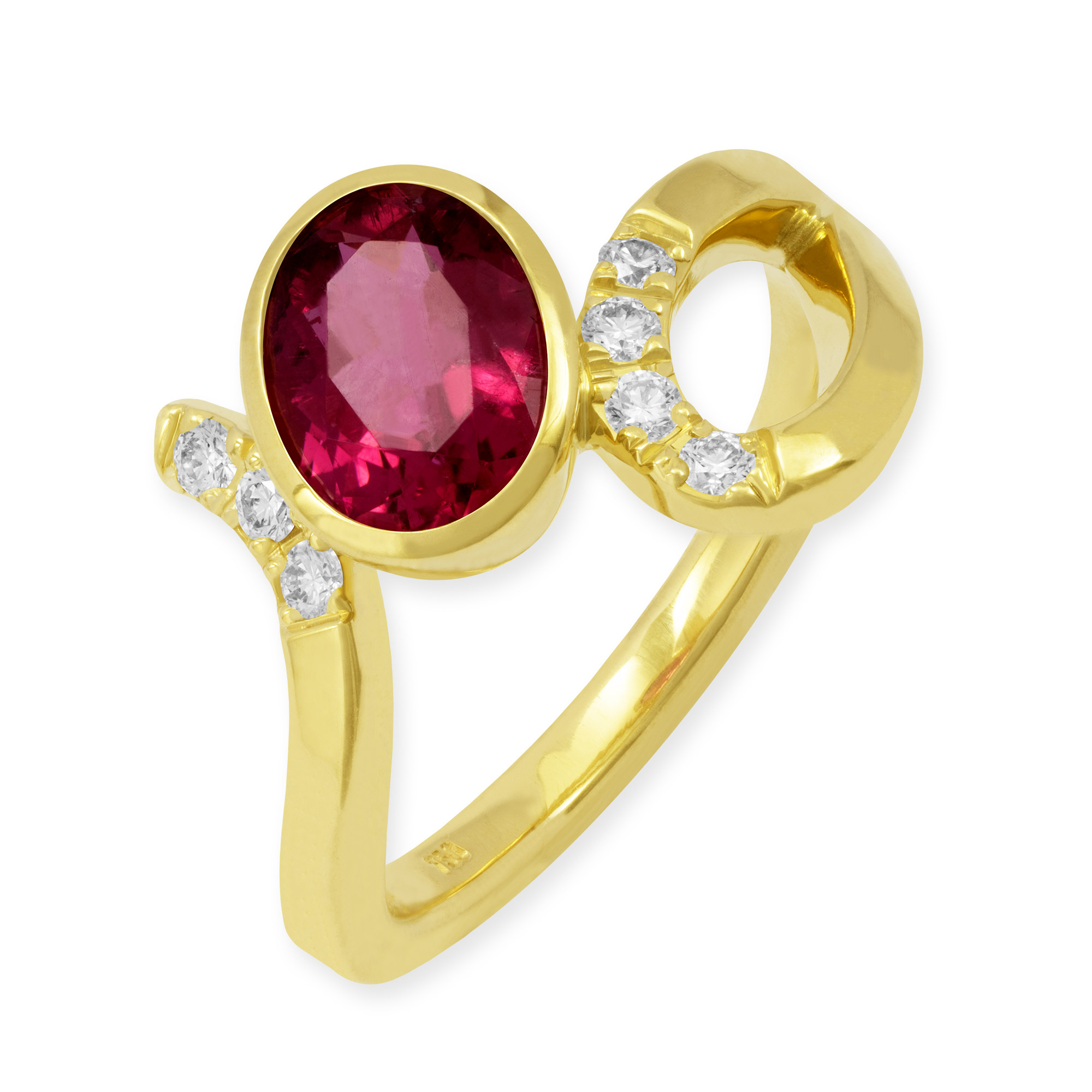 Ring mit Rubellit