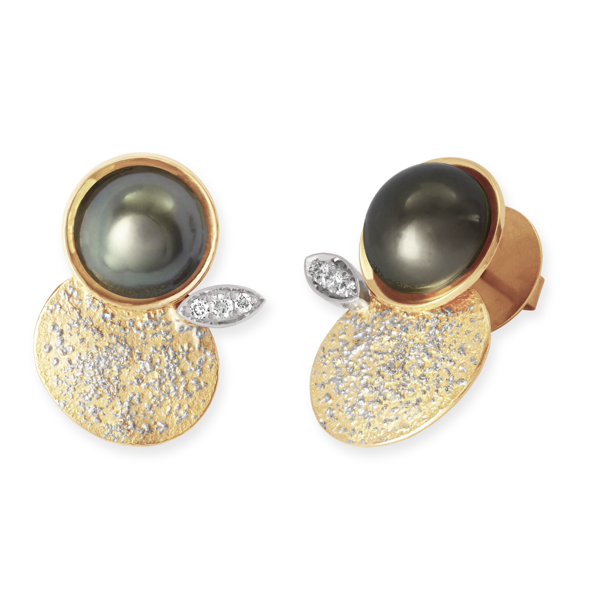 LESER-Sparkle-Ohrstekcer-750REG-TahitiPerle LESER-Sparkle-Ohrstecker-750REG-TP-121376