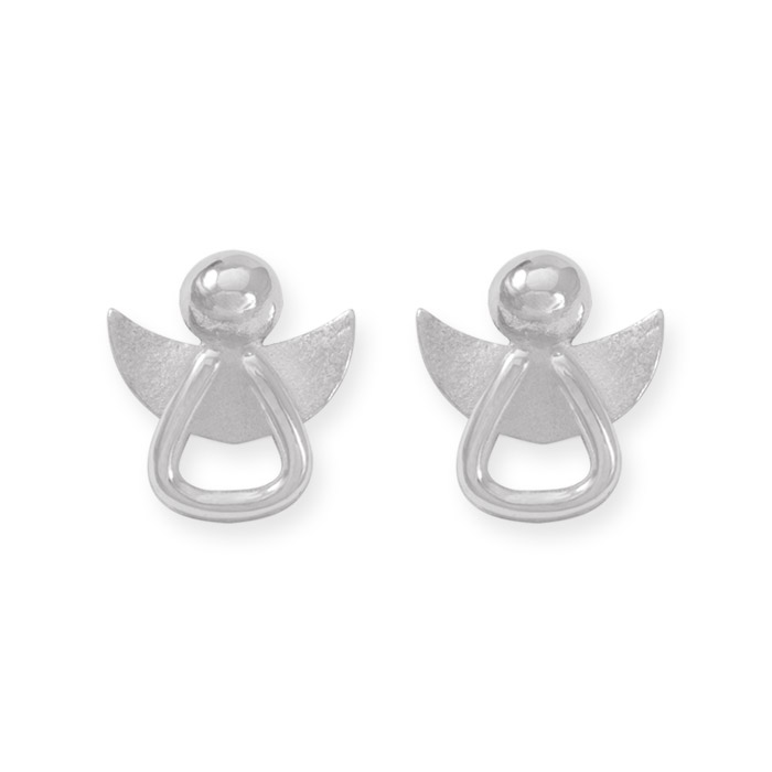 LESER Ohrstecker- Engel 750 Weissgold-121969