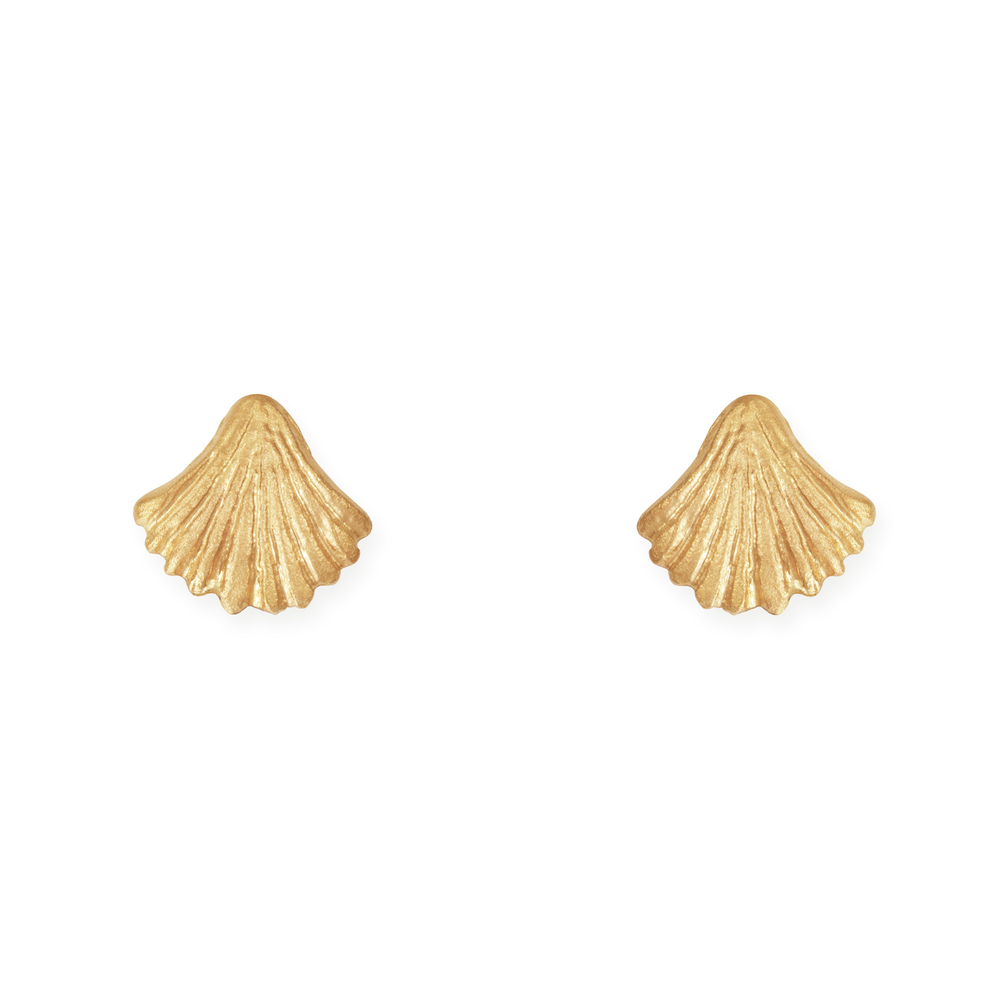 LESER Sonne Mond Strand-Muschel-Ohrstecker-750 Rotgold LESER Sonne Mond Strand-Muschel-Ohrstecker-750 Rotgold
