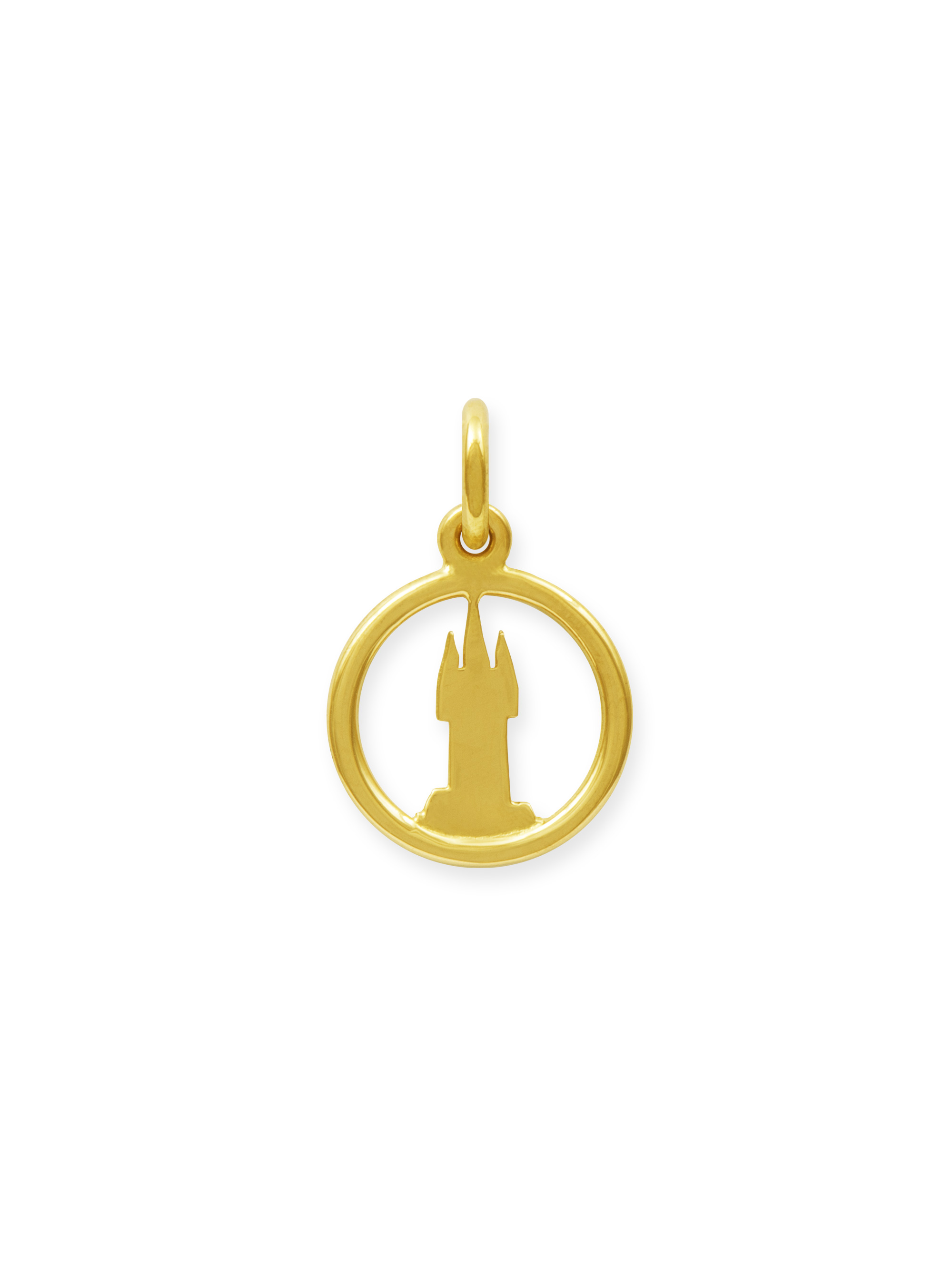 LESER Anhaenger- Stadtturm Gelbgold LESER Anhaenger- Stadtturm Gelbgold