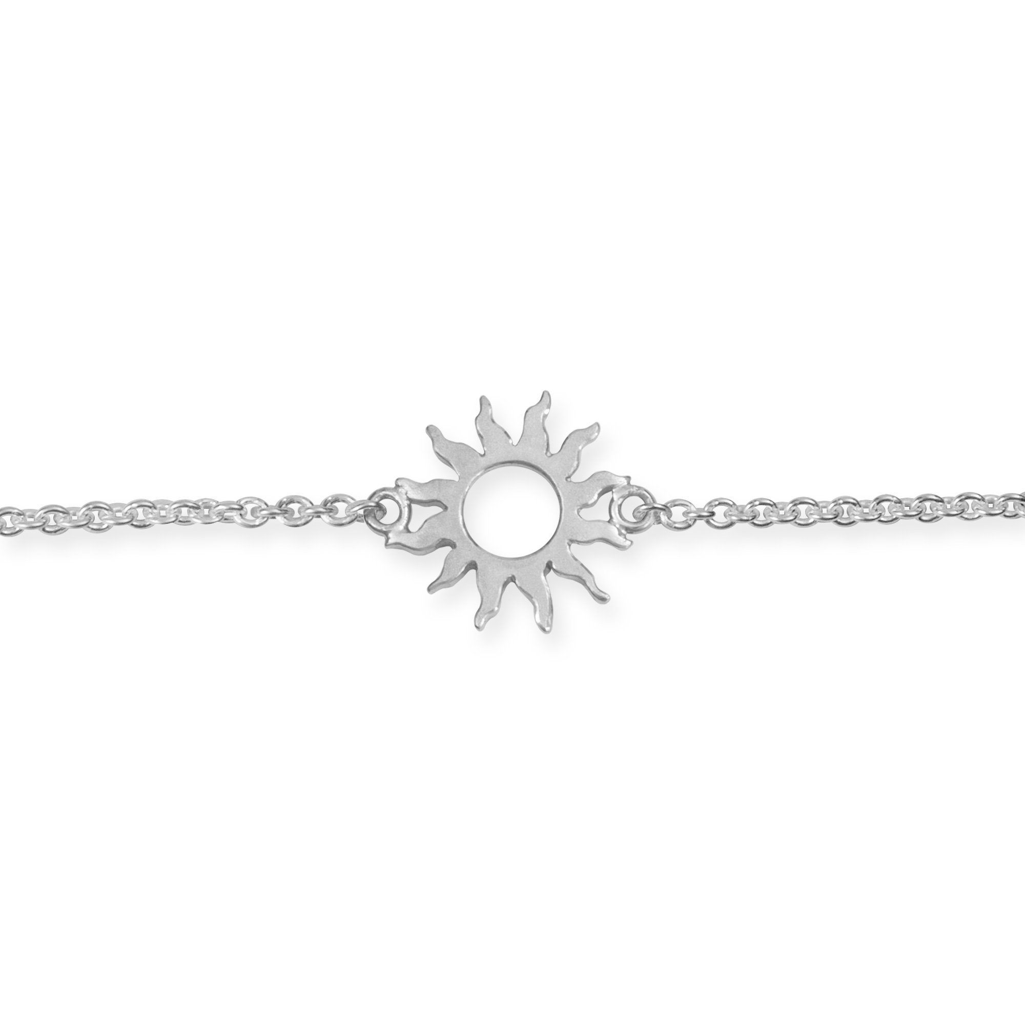 LESER Sonne Mond Strand-Sonne-Armband-750 Weissgold