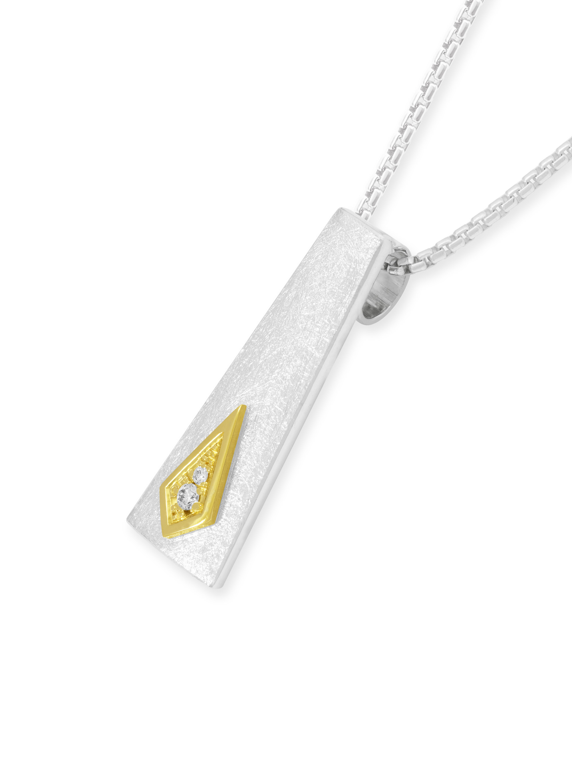 LESER Anhänger-925Silber-750Gelbgold-123999