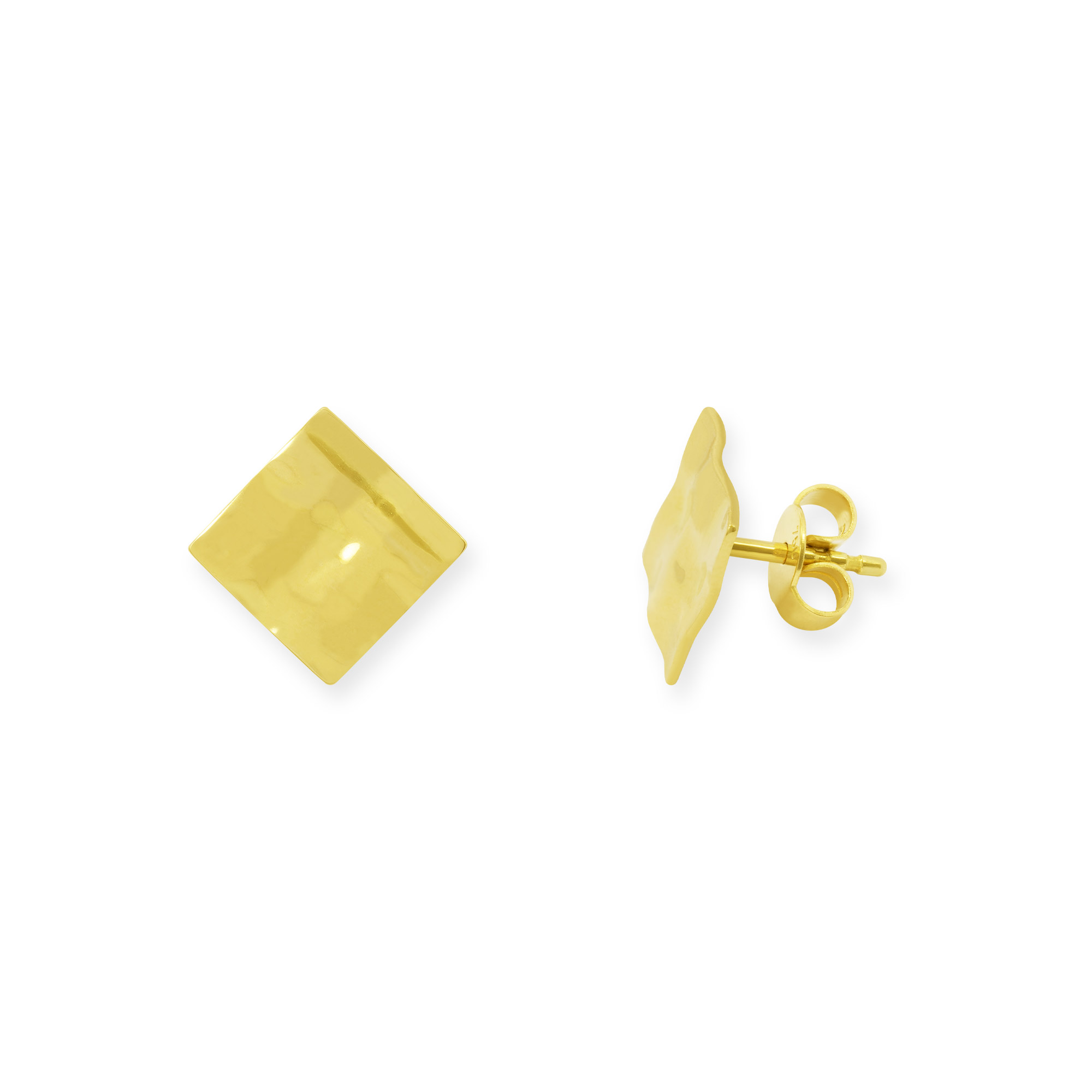 LESER Ohrstecker - Gelbgold - 124112
