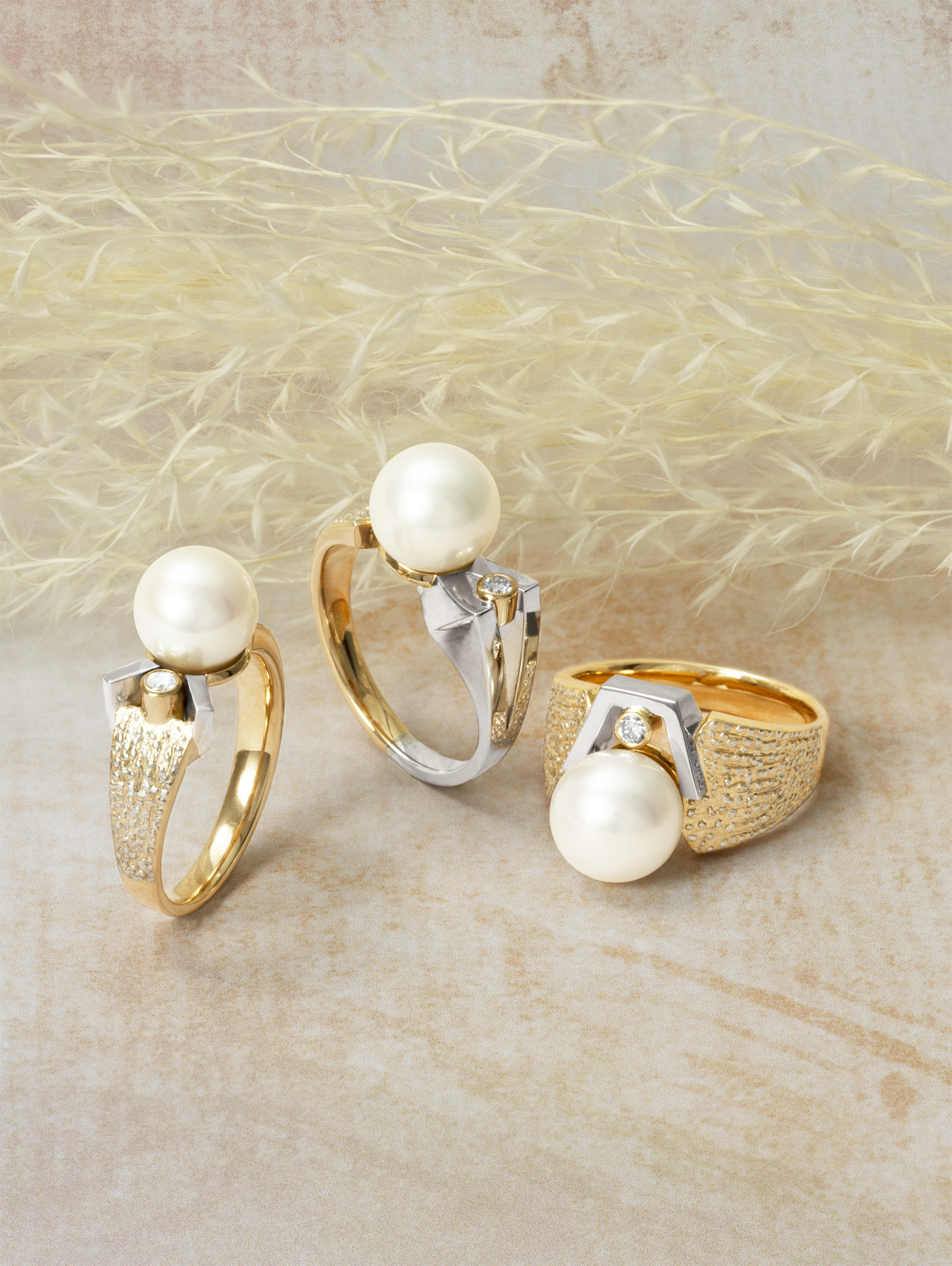 LESER Perlen-Ringe-121594-121593-121591