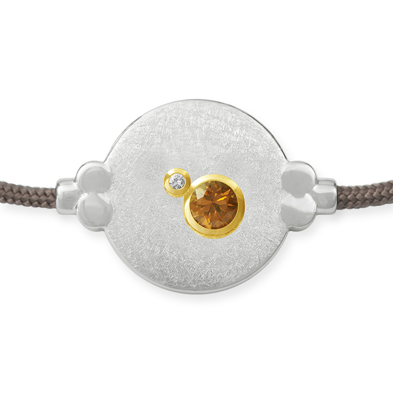 LESER Armband- 925 Silber Saphir