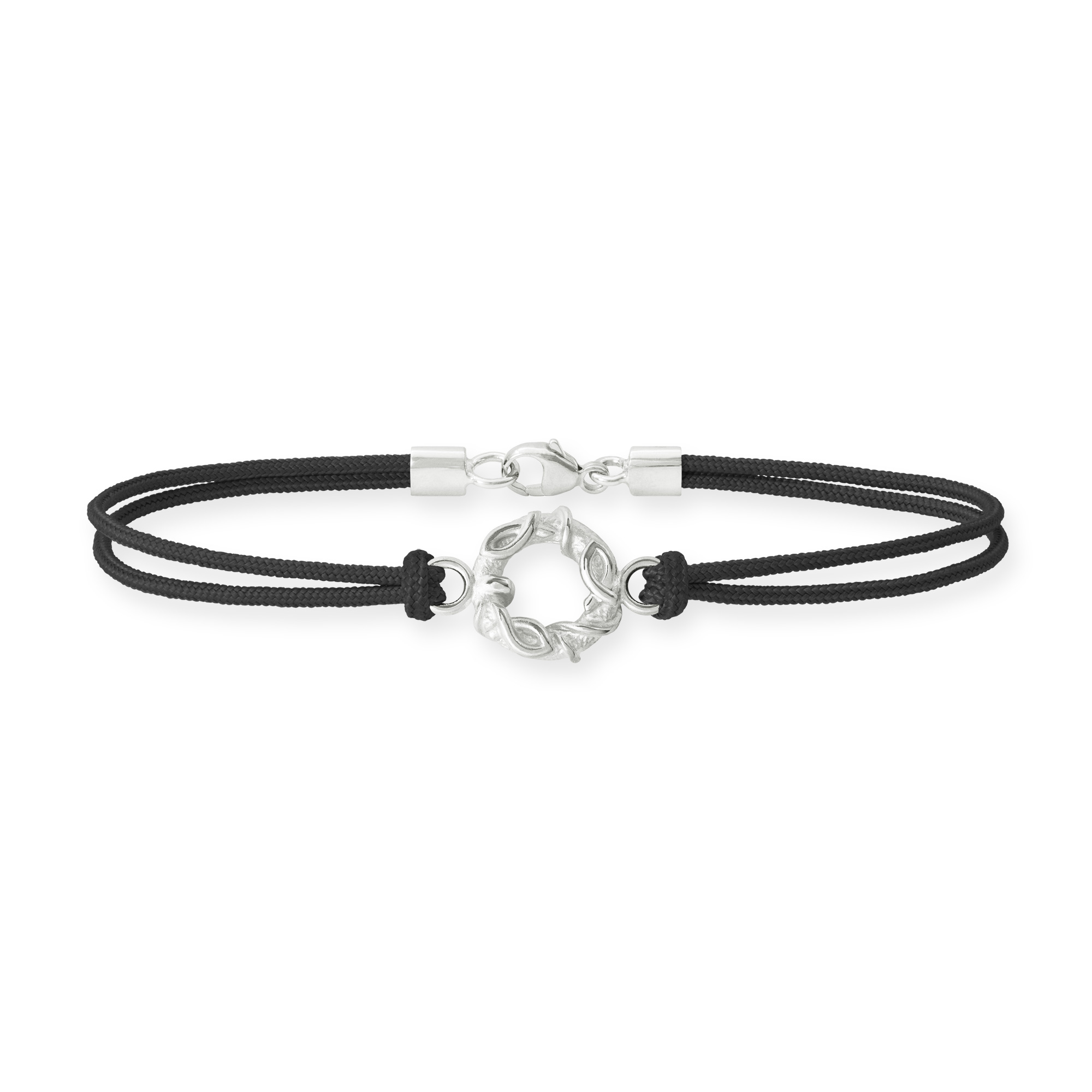 LESER Armband- Fische Seide 925 Silber