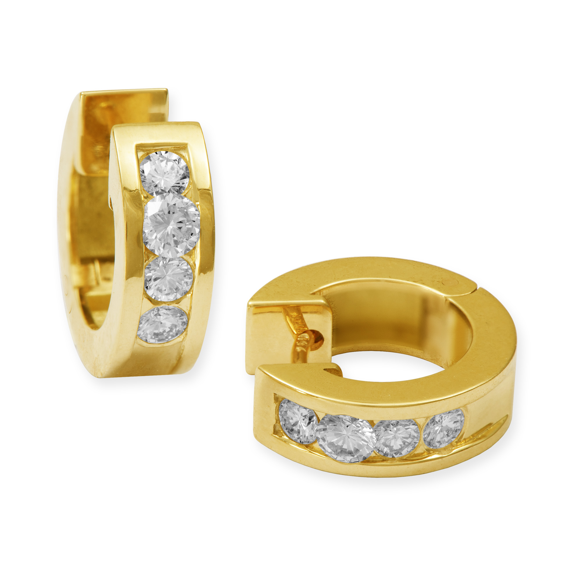 LESER Creolen- Brillanten 750 Gelbgold-115071 LESER Creolen- Brillanten 750 Gelbgold