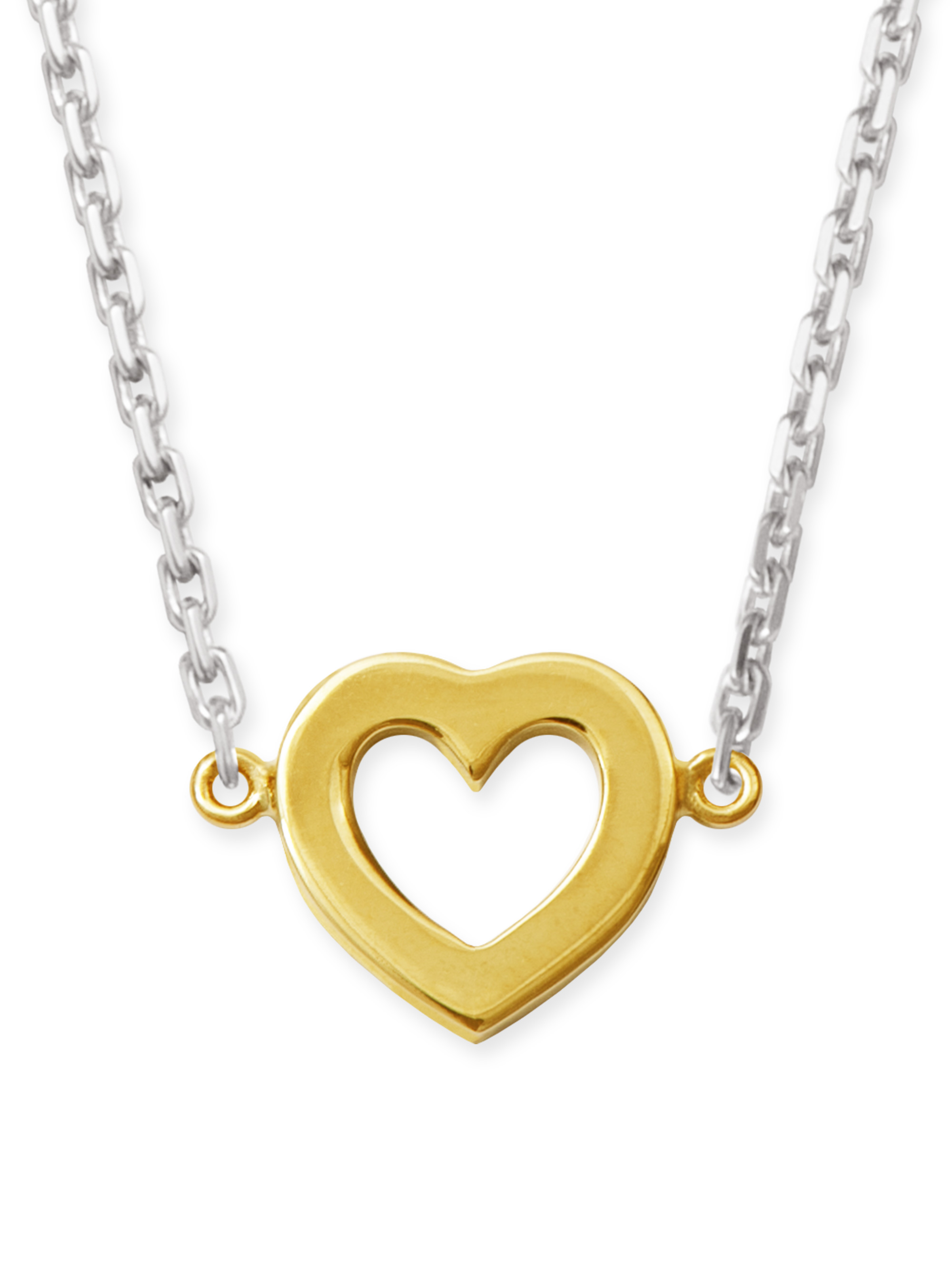 LESER Collier- Herz 585 Gelbgold 925 Silber LESER Collier- Herz 585 Gelbgold 925 Silber