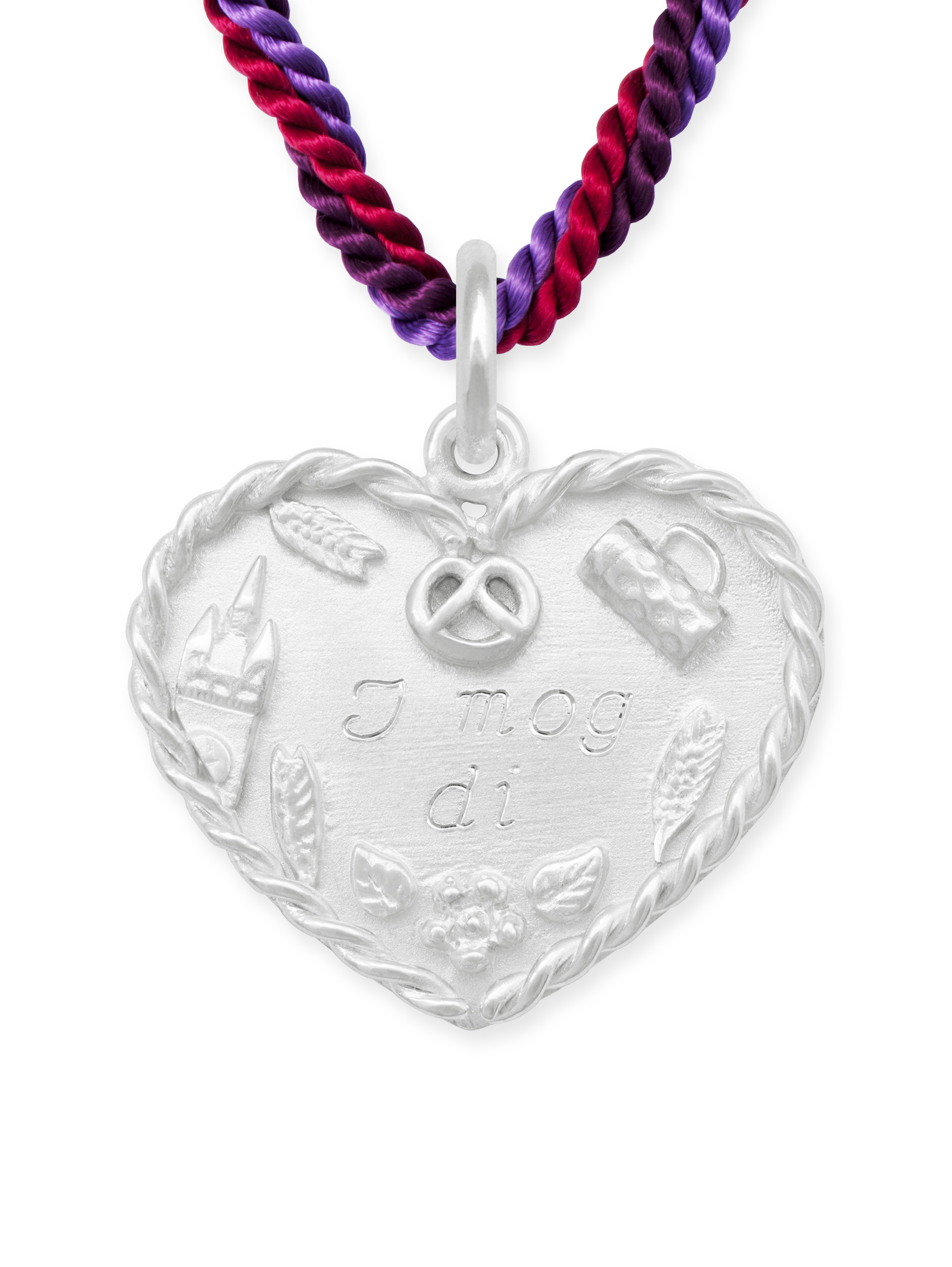 LESER Anhaenger-Volksfestherz-Gravur-925Silber-I-mog-di LESER Anhaenger-Volksfestherz-Gravur-925Silber-I-mog-di