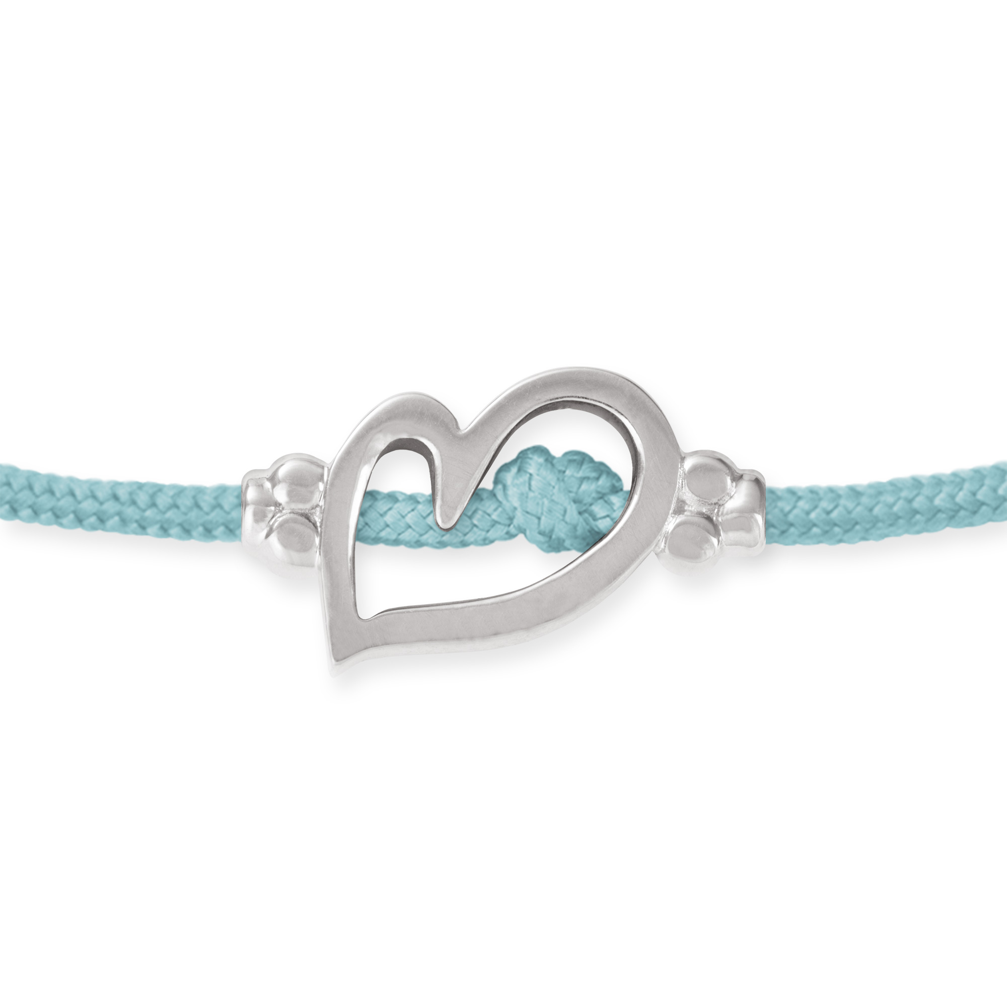 LESER Armband- Herz 750 Weissgold