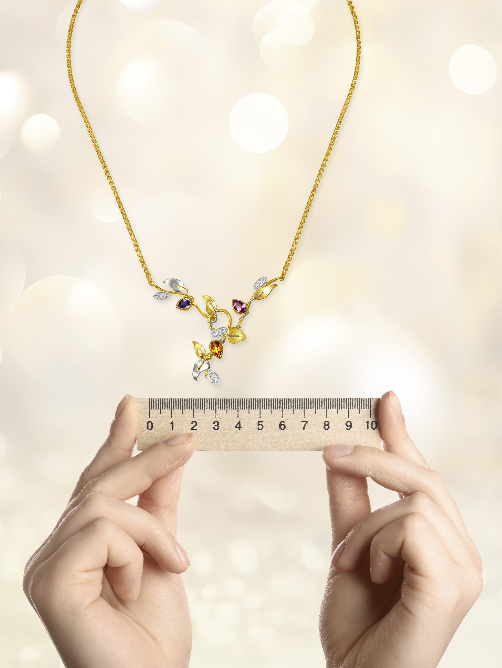 Schmuck mit Lineal - 122105