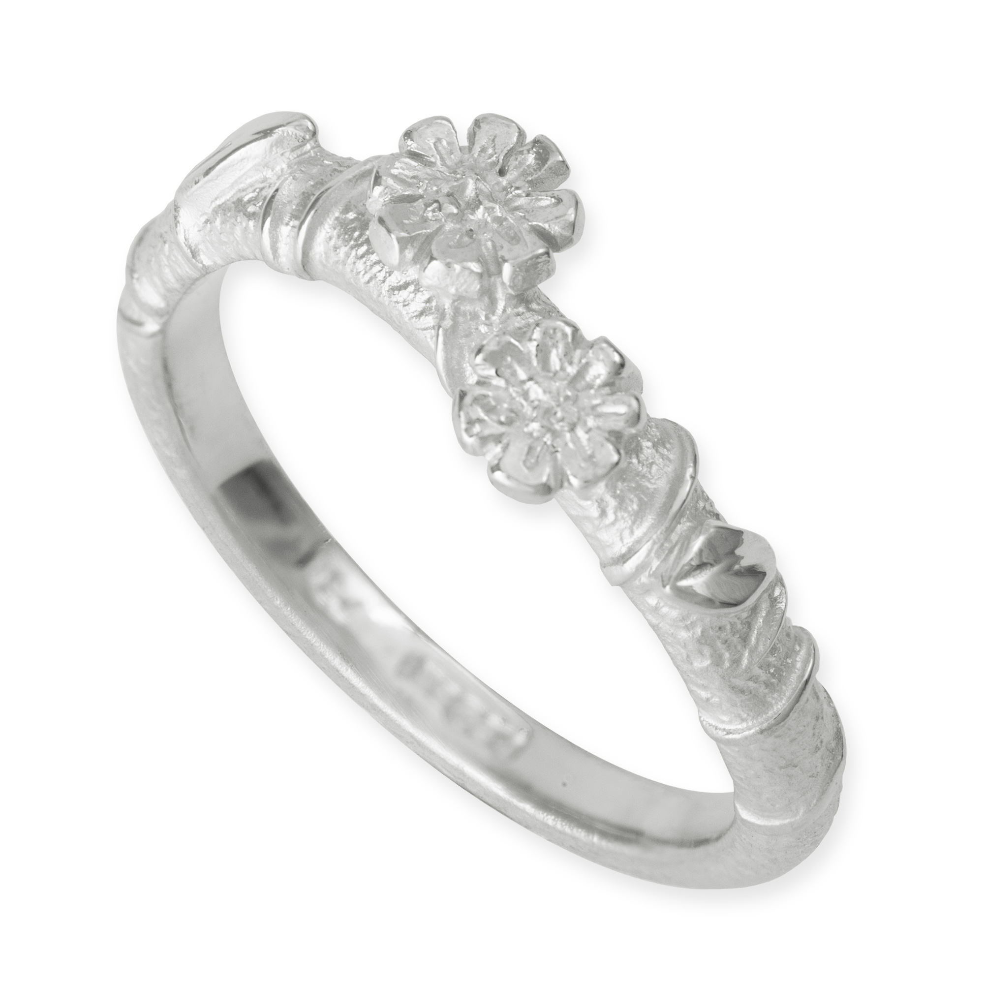 LESER Bluetentraum-Blumen-Ring 750 Weissgold LESER Bluetentraum-Blumen-Ring 750 Weissgold