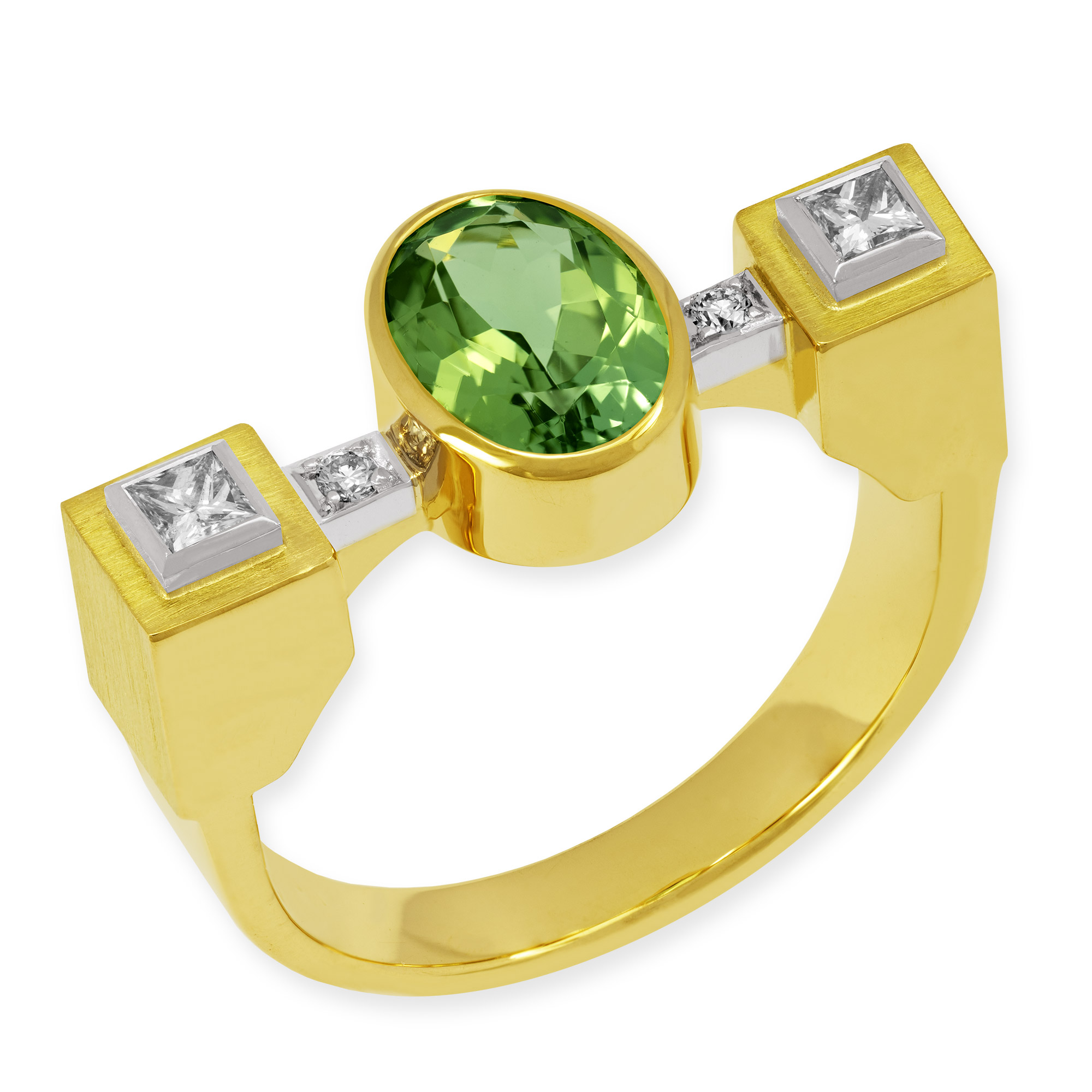 LESER Ring-Turmalin-750GG-750WG-122593 LESER Ring-Turmalin-750GG-750WG-122593