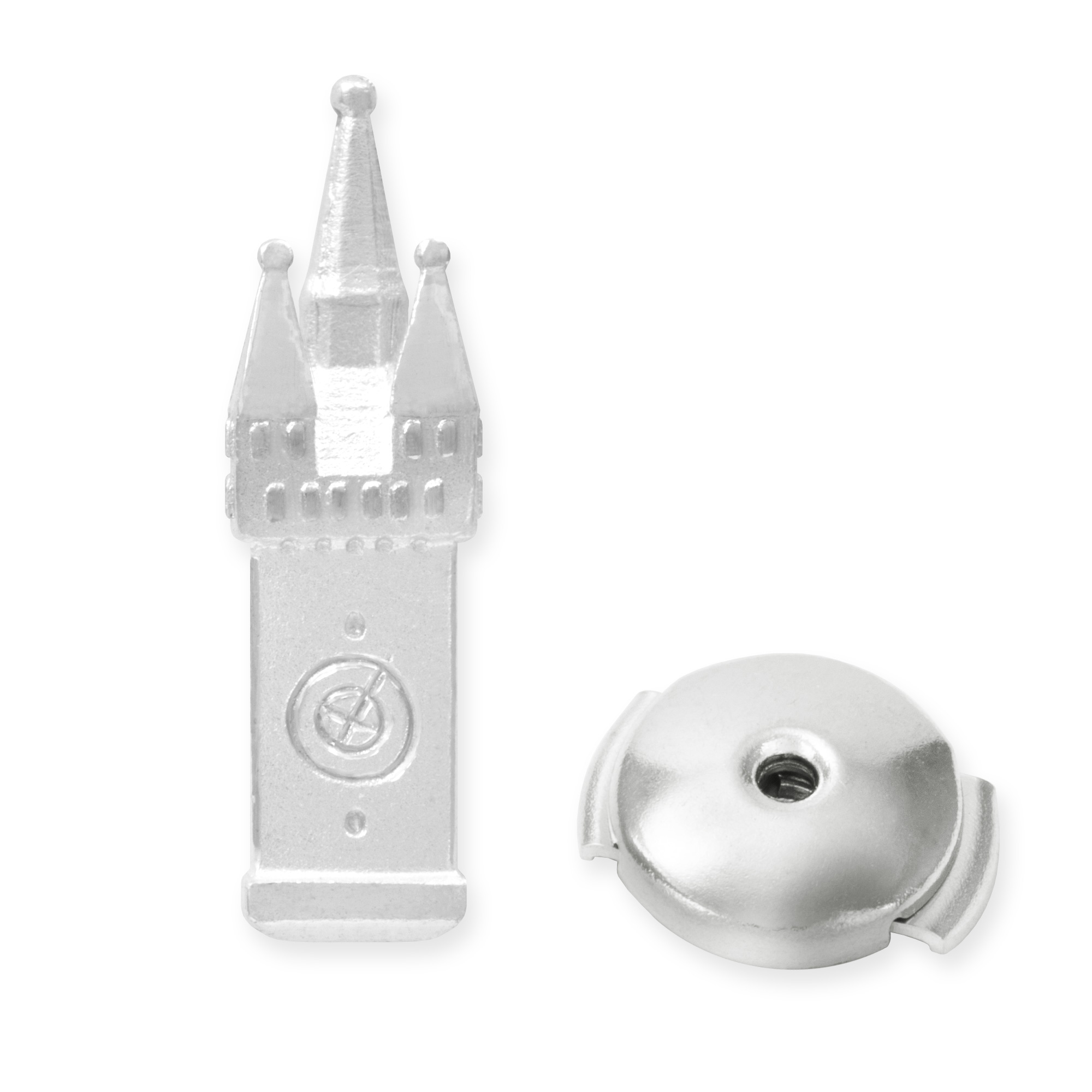 Pin_Stadtturm_14mm_925Silber_113926-2 Pin Straubinger Stadtturm