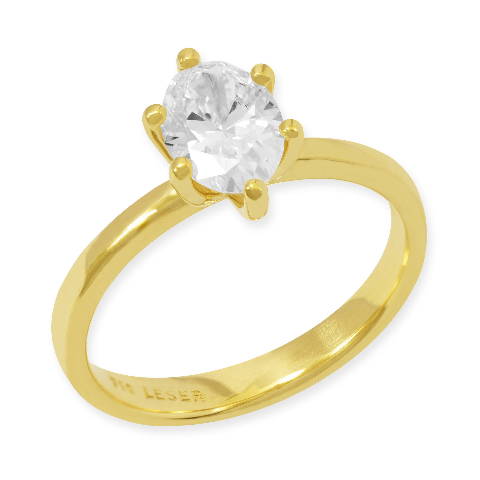 LESER Ring-Verlobungsring 750Gelbgold-123990