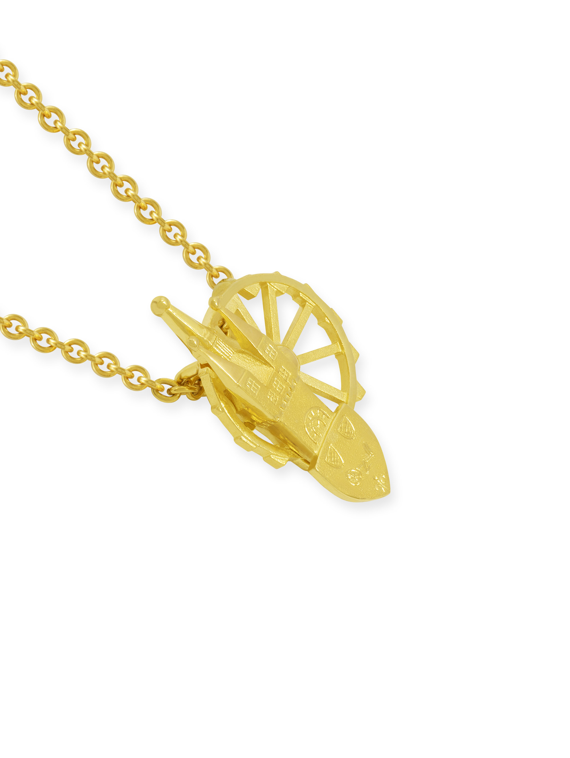 LESER Anhaenger- Stadtschmuck Riesenrad Straubing Gelbgold