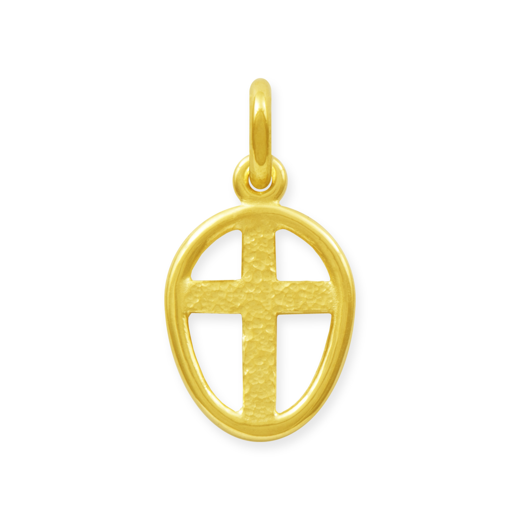 LESER- Anhaenger Kreuz Kinderschmuck 750 Gelbgold-Ei_750GG_104275 LESER- Anhaenger Kreuz Kinderschmuck 750 Gelbgold