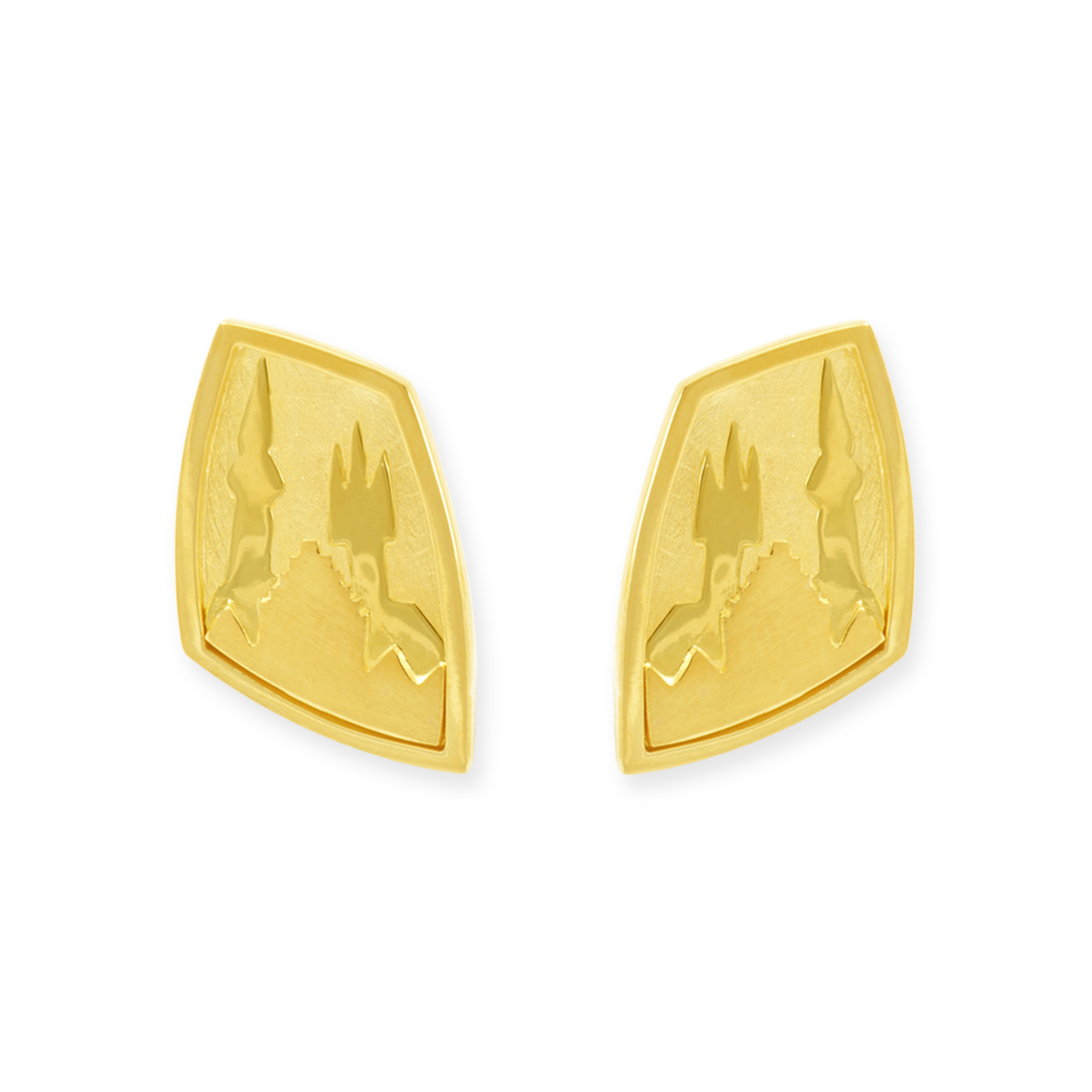 LESER Ohrstecker- Stadtsilhouette Gelbgold LESER Ohrstecker- Stadtsilhouette Gelbgold