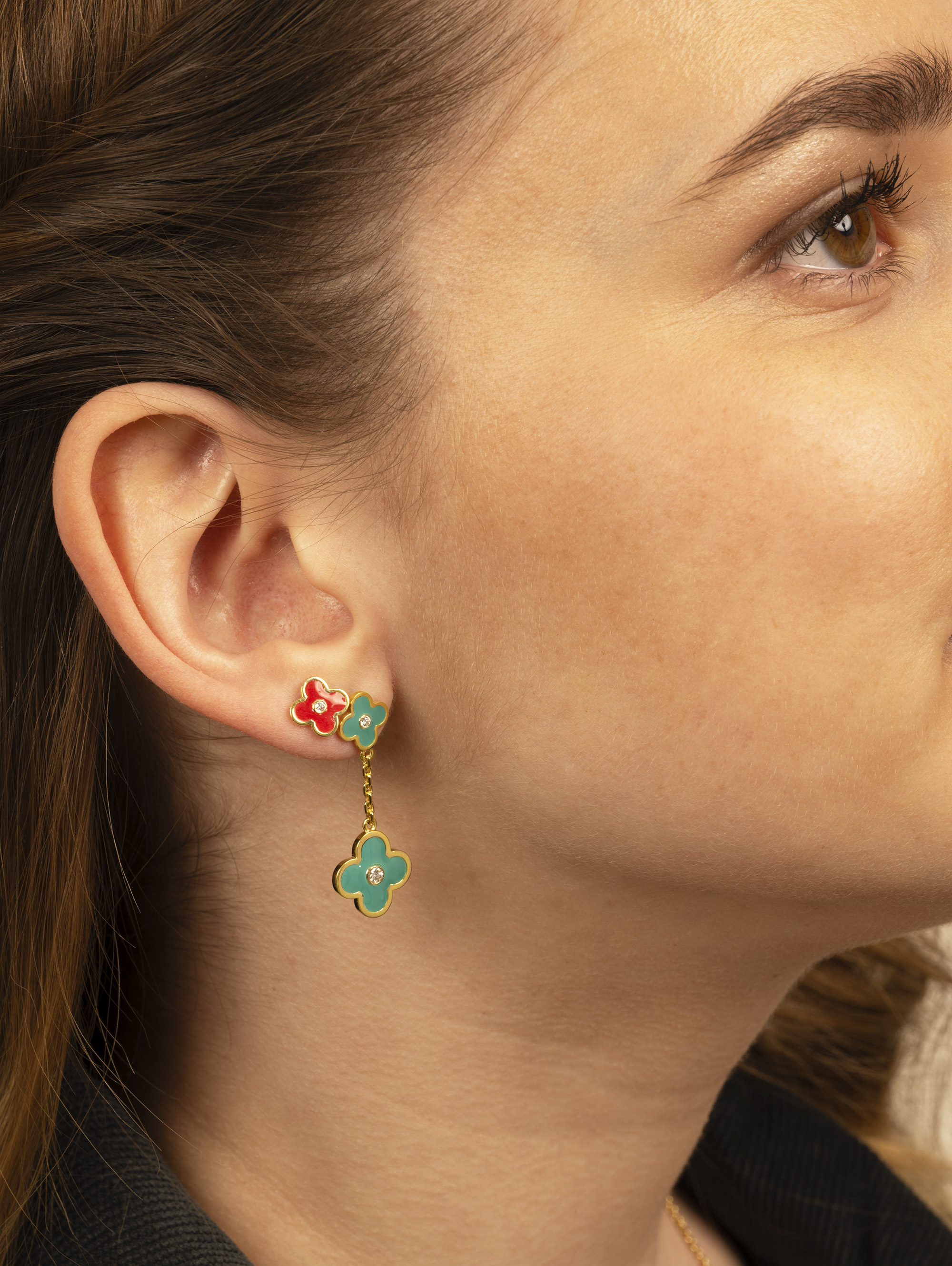 LESER Modelbild- Ohrstecker "Fleur"